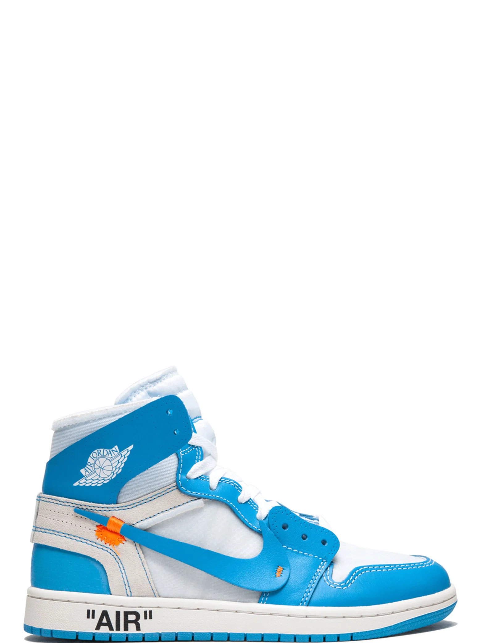 Кроссовки Nike Air Jordan 1 Retro High "Off-White - University Blue" | Farsel