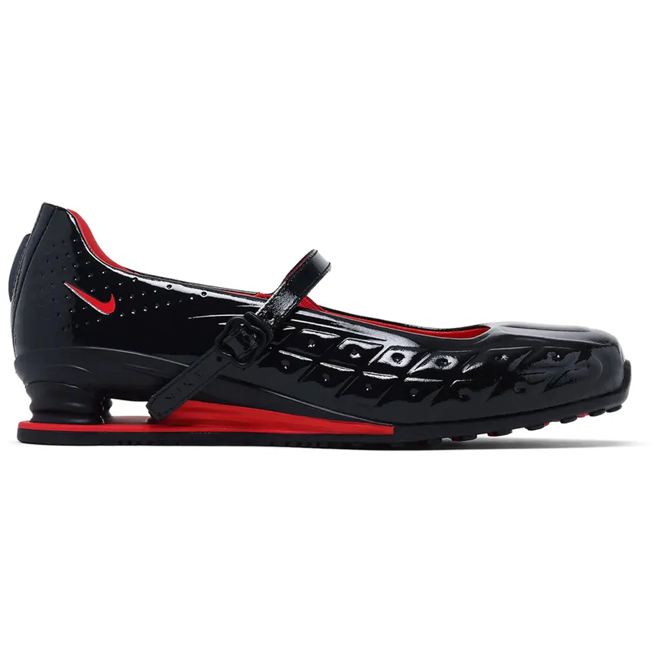 Балетки Nike LABELHOOD x Shox Z Calistra WMNS "Black University Red" | Farsel