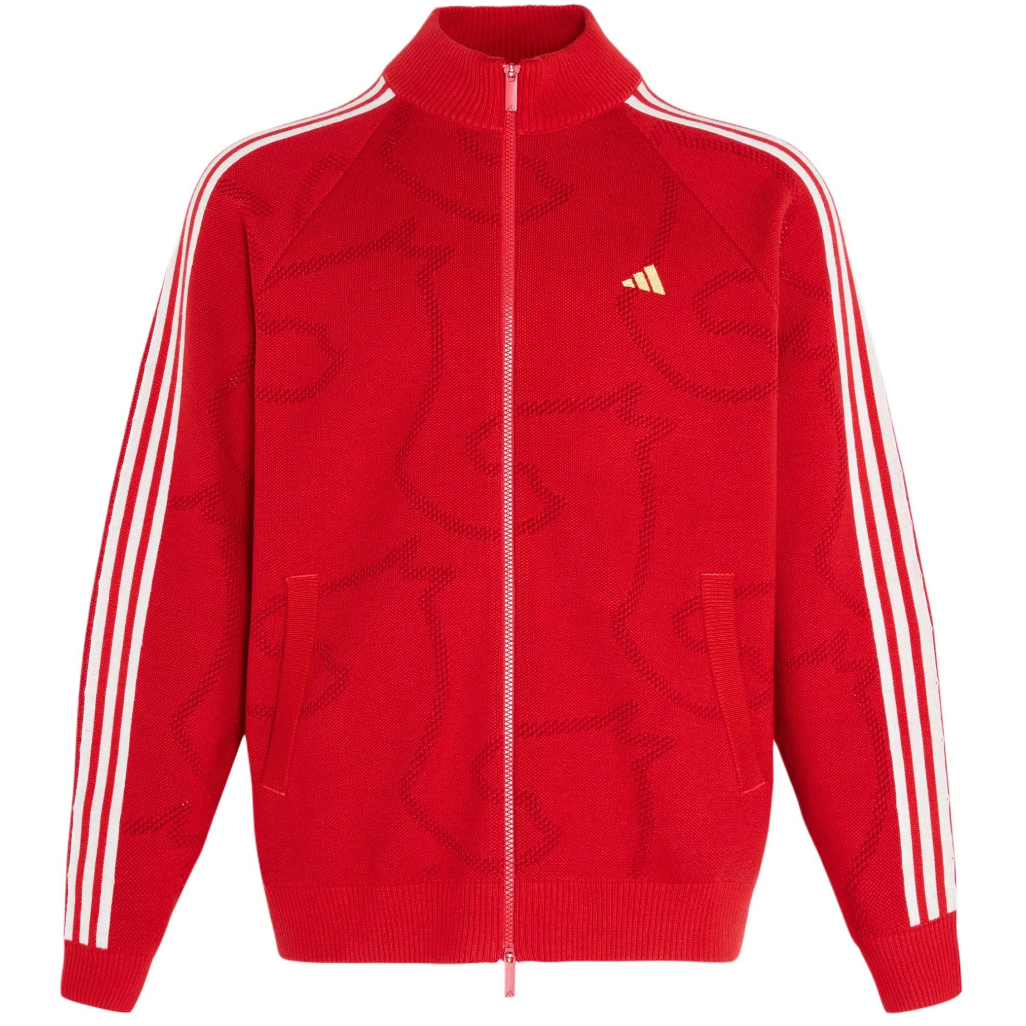 Куртки Adidas CNY 3-Stripes Track Top "Light Scarlet" | Farsel