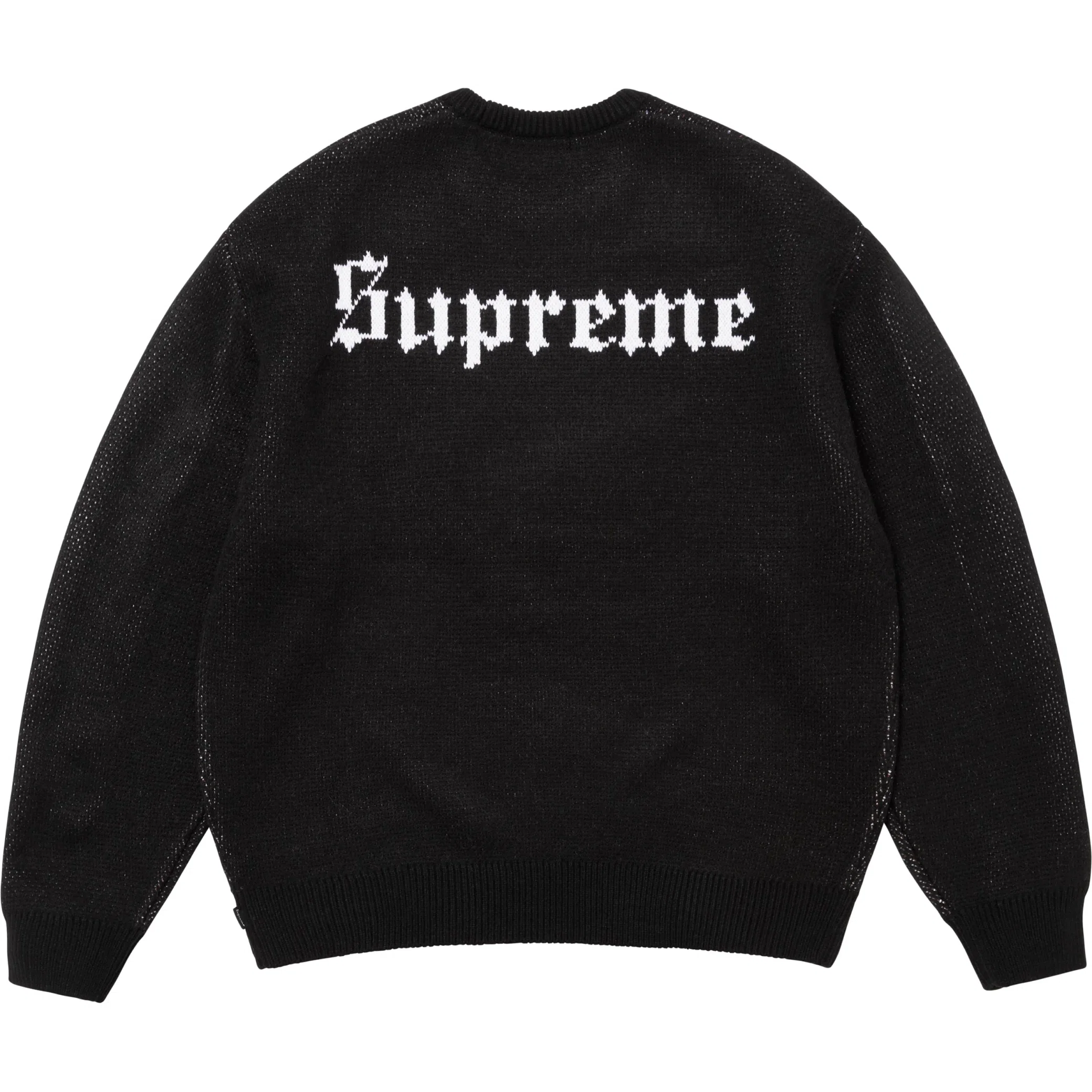  Supreme FW24 Snow White Sweater "Black" | Farsel