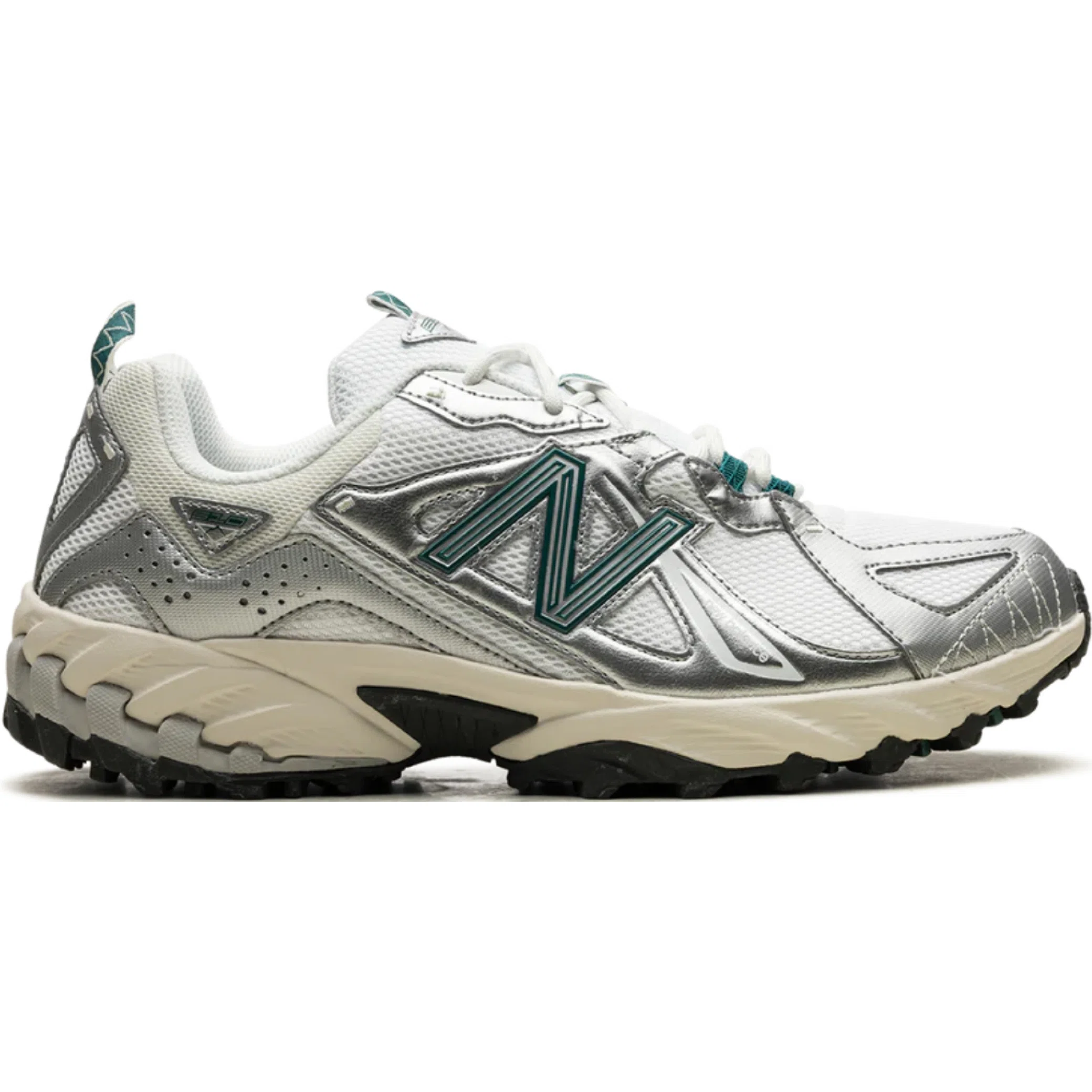 Кроссовки New Balance 610t "Silver Metallic Reflection Green" | Farsel