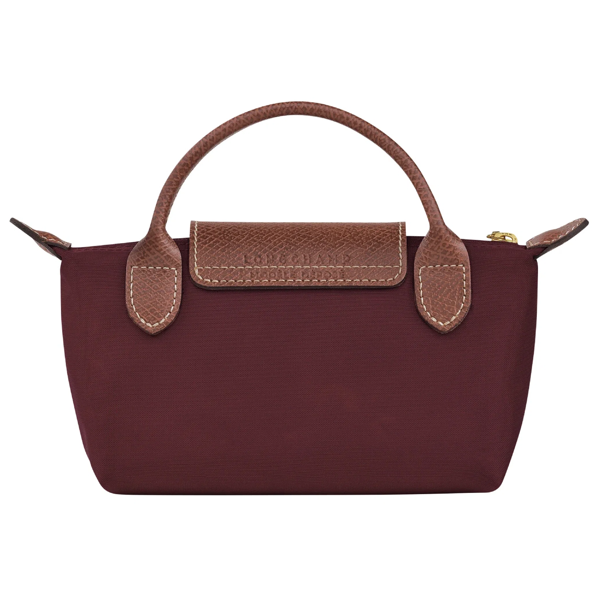 Сумки Longchamp Le Pliage Green Pouch With Handle "Burgundy" | Farsel