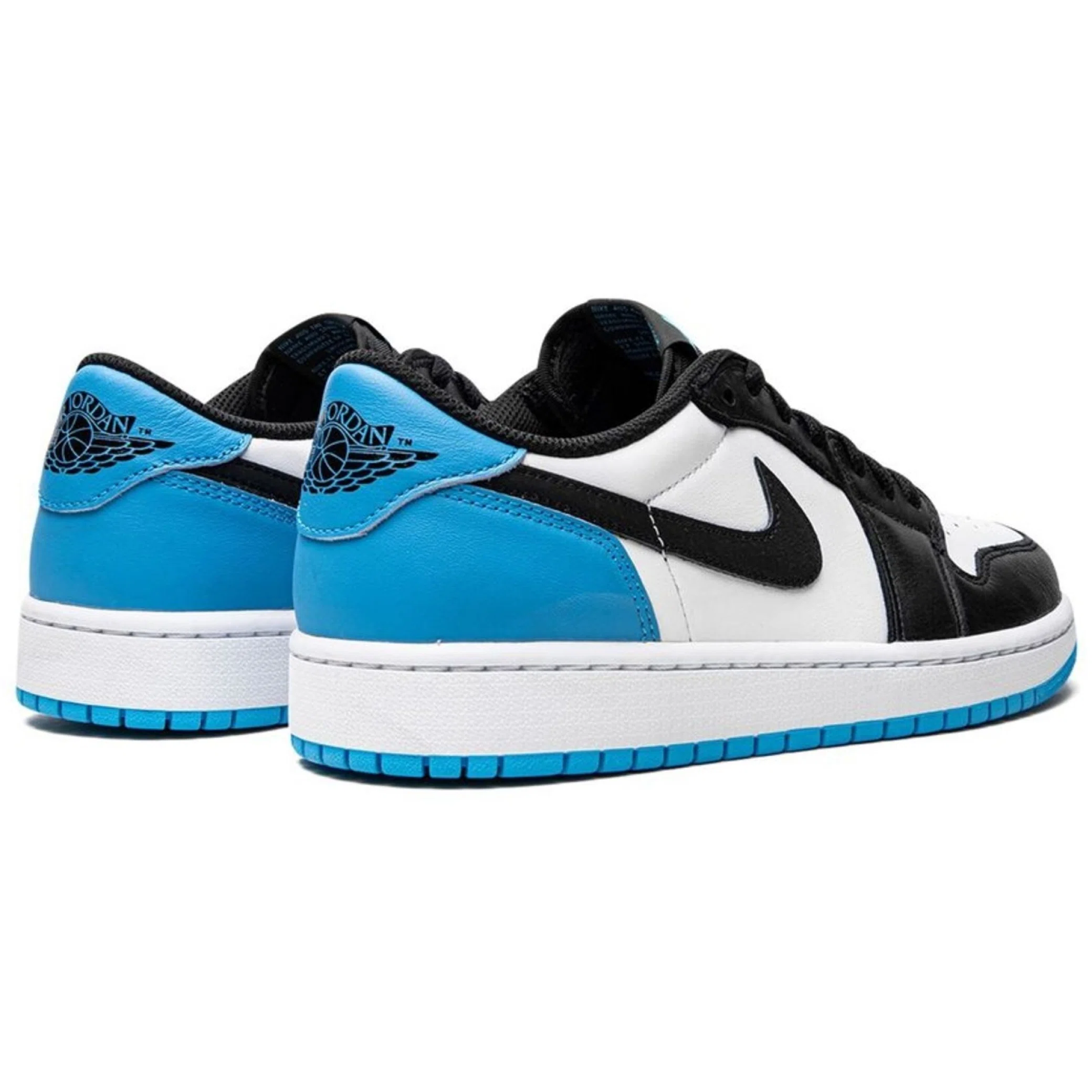 Кроссовки Nike Air Jordan 1 Low WMNS "Black Dark Powder Blue" | Farsel