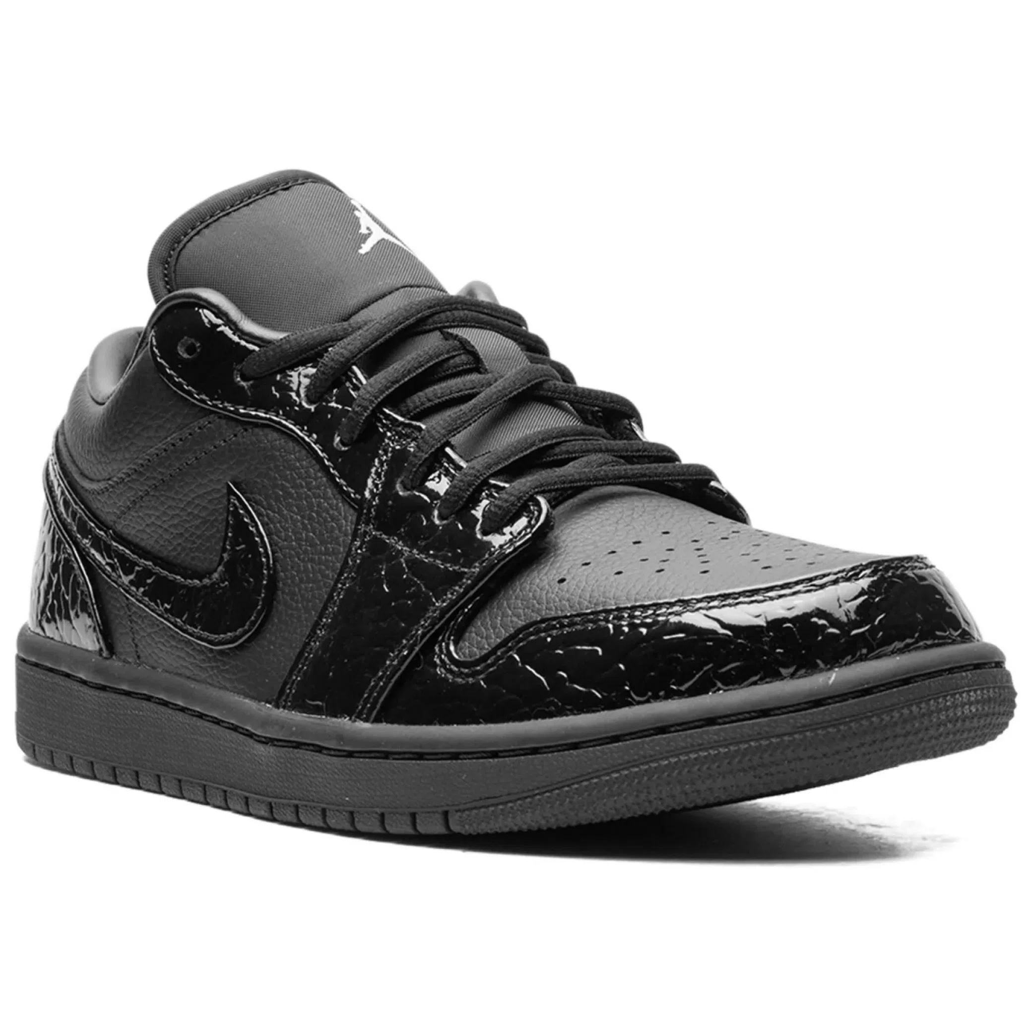 Кроссовки Nike Air Jordan 1 Low SE WMNS "Patent Elephant Black" | Farsel
