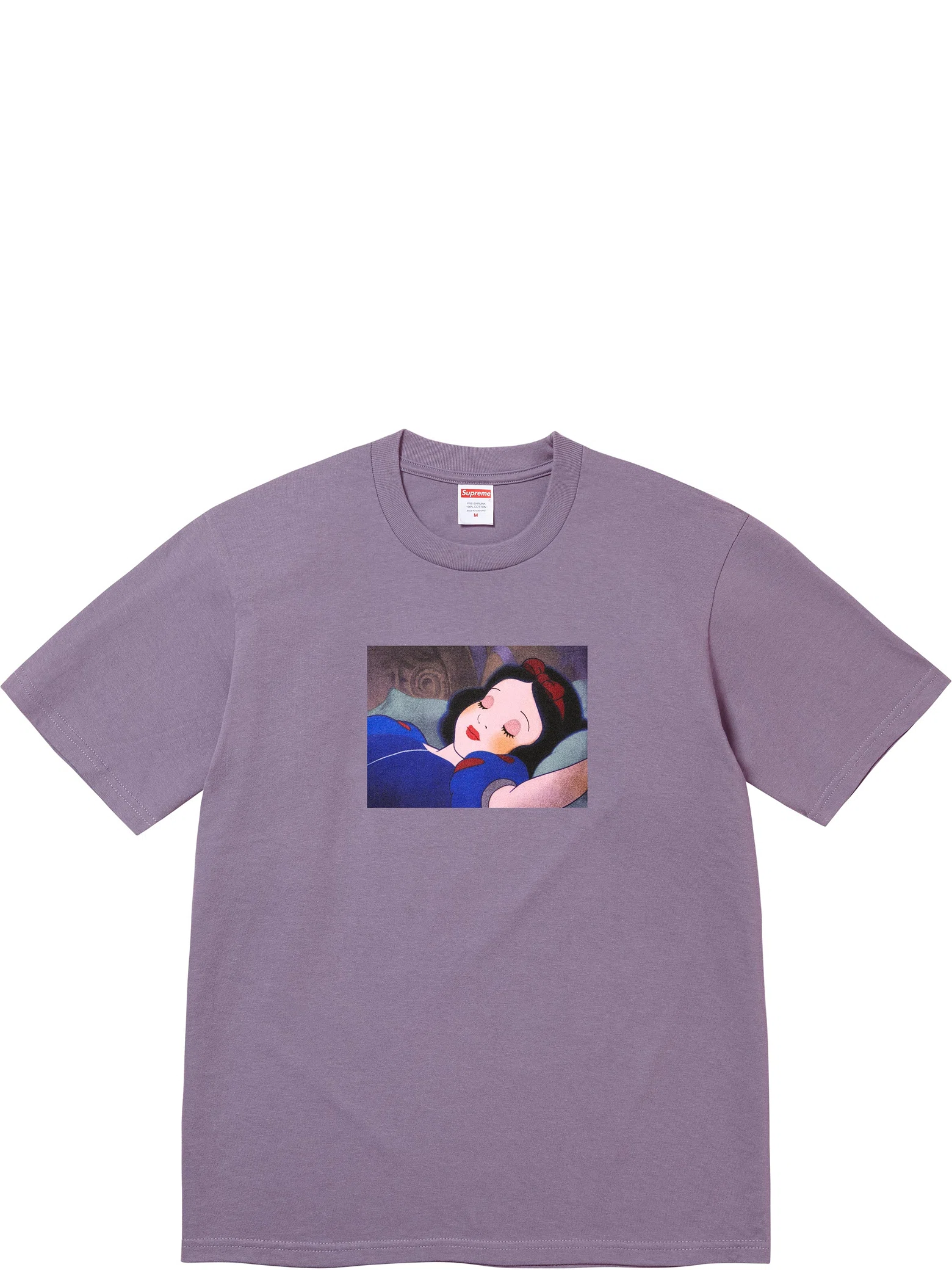 Футболки Supreme FW24 Snow White Tee "Dusty Purple" | Farsel