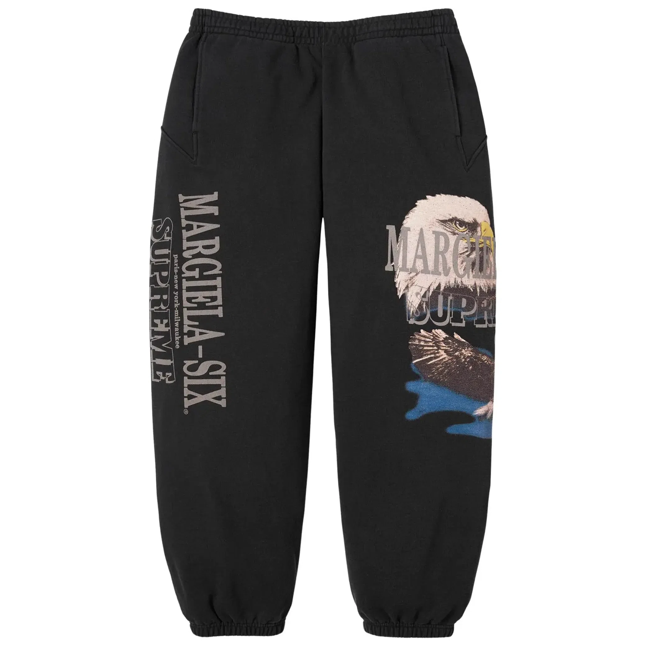Штаны Supreme MM6 Maison Margiela x Eagle Sweatpant "Black" | Farsel