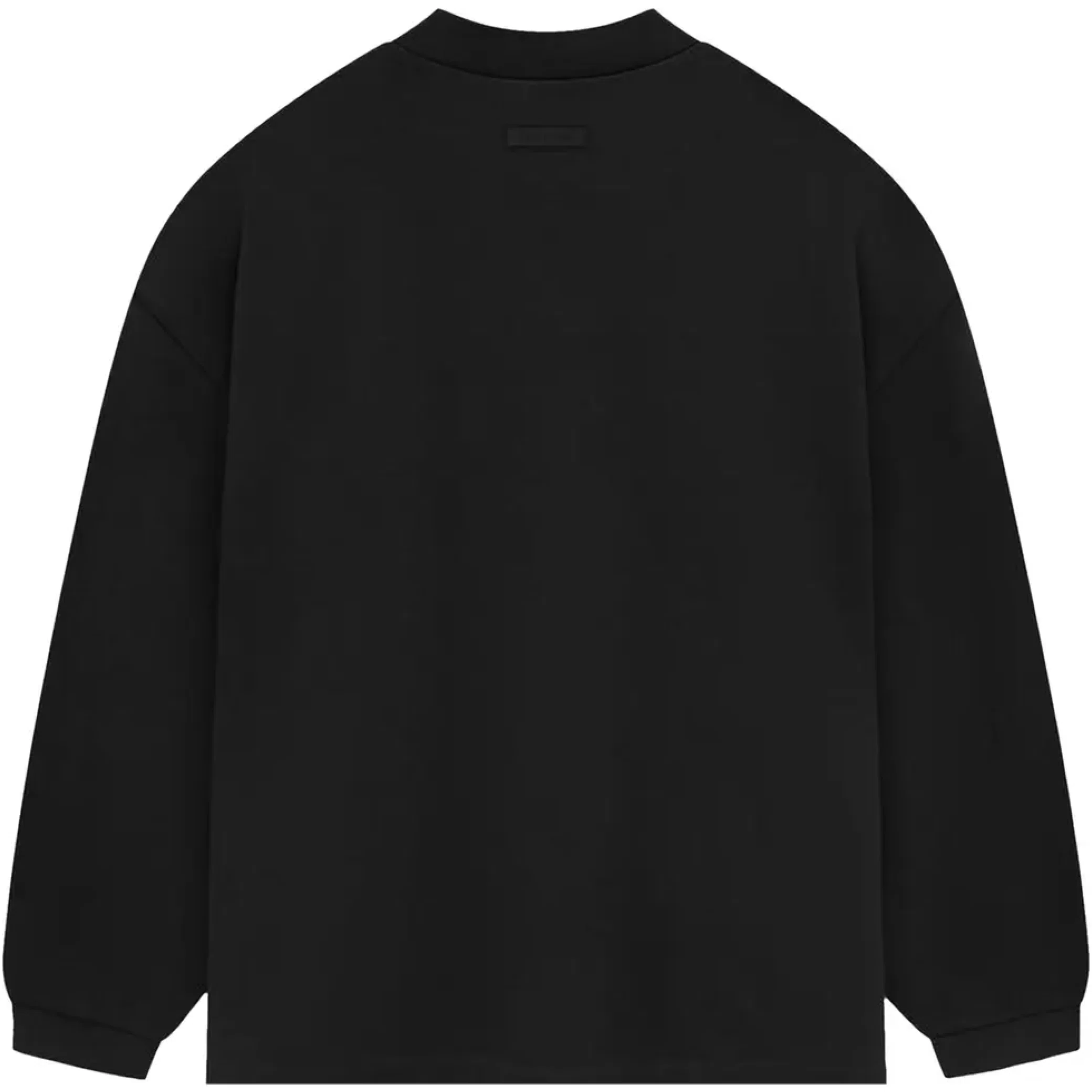  Fear of God FW24 Essentials Heavy Jersey Long-Sleeve T-Shirt "Jet Black" | Farsel