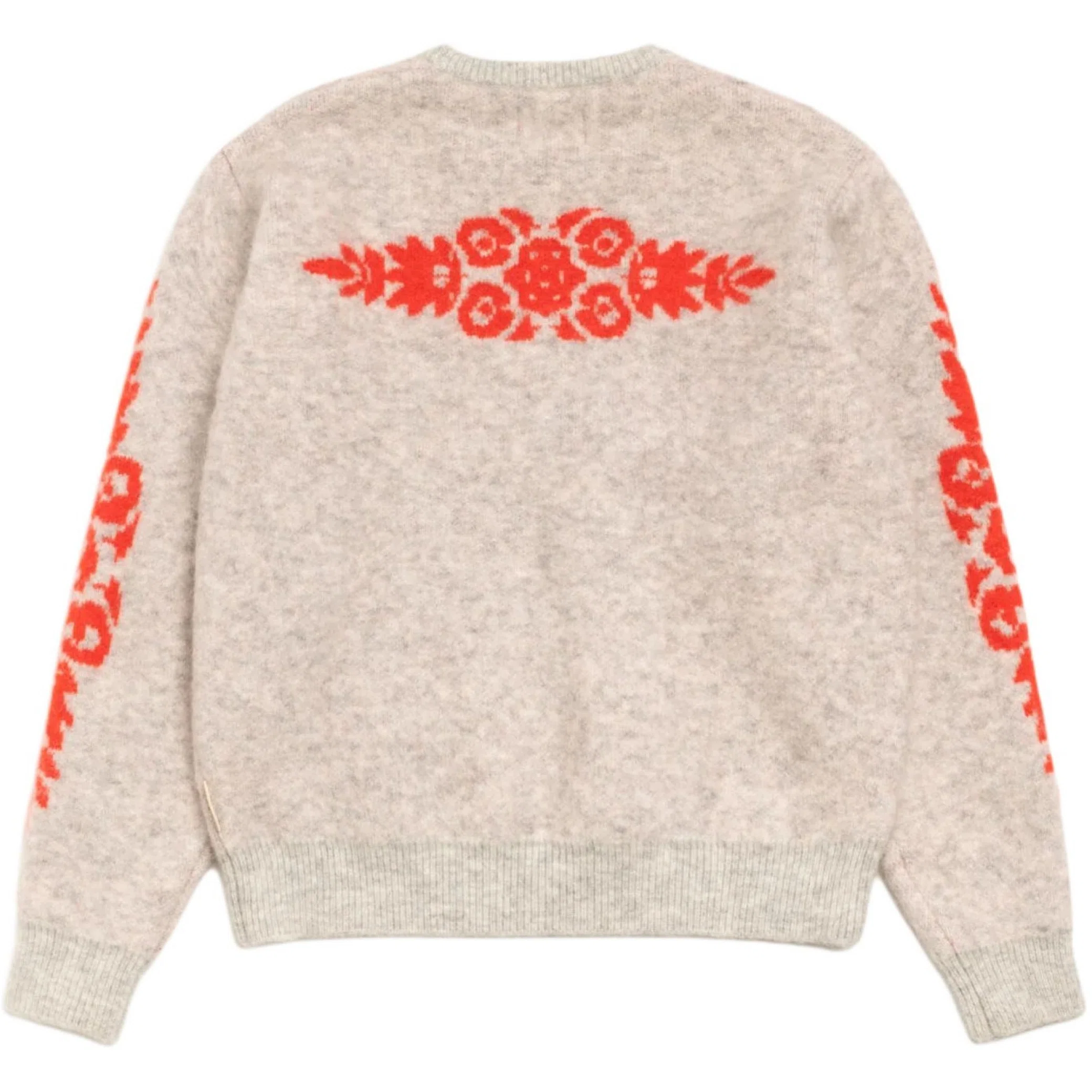 Свитеры Stussy Mohair Flower Sweater "Grey Heather" | Farsel