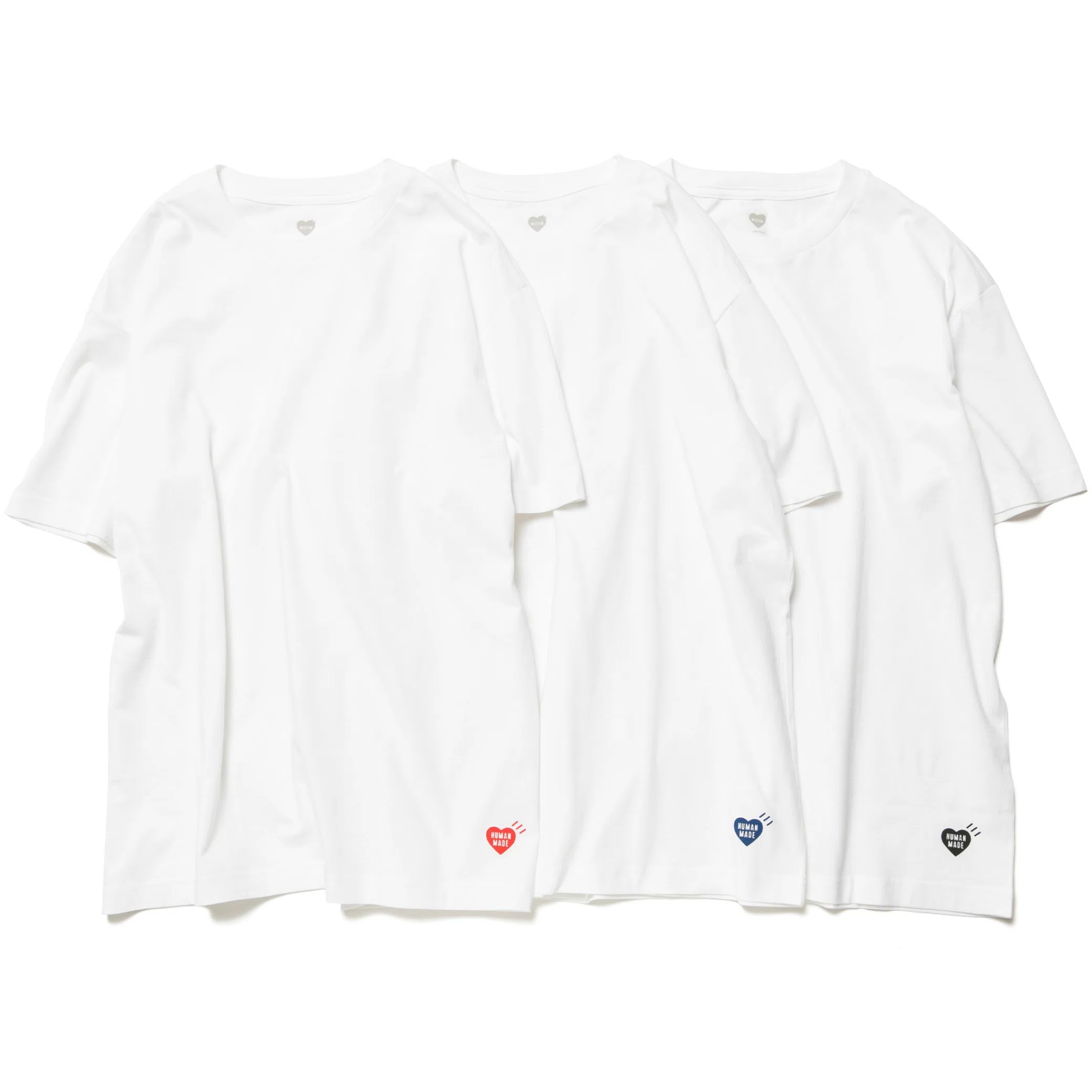 Футболки Human Made 3-Pack T-Shirt "White" | Farsel