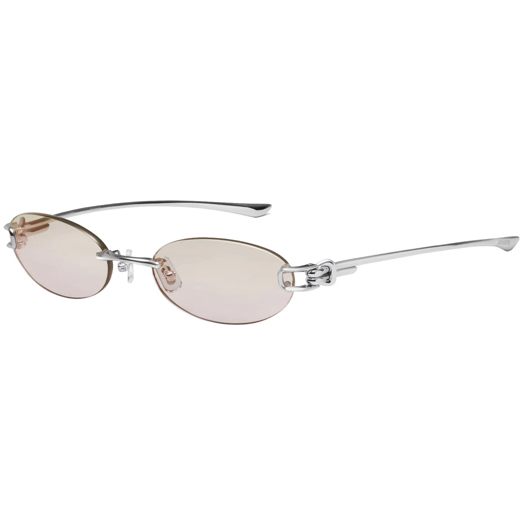 Очки Gentle Monster Musubi 02(BRG) Sunglasses "Silver / Brown" | Farsel