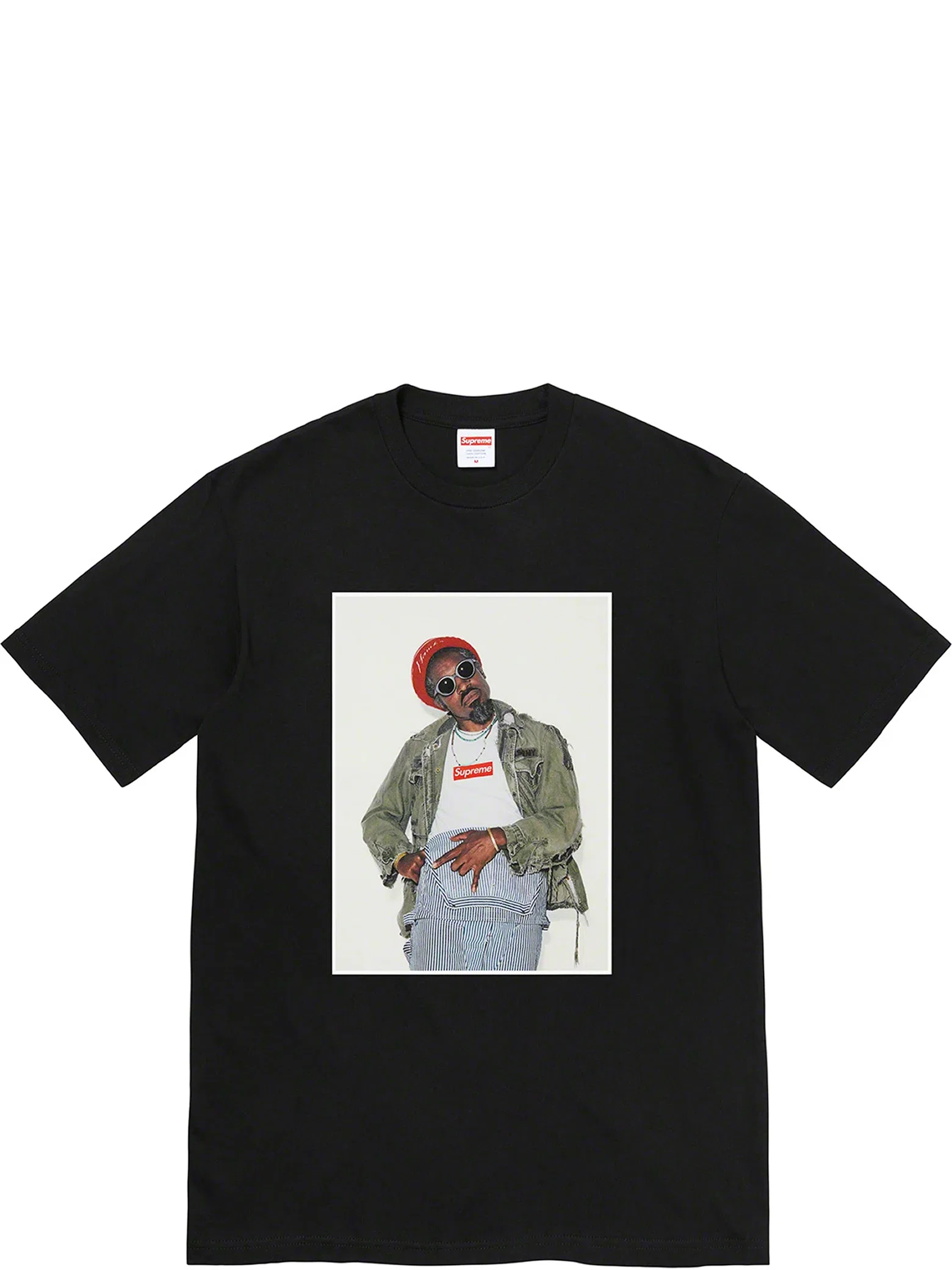 Футболки Supreme FW22 Week1 André 3000 Tee "Black" | Farsel