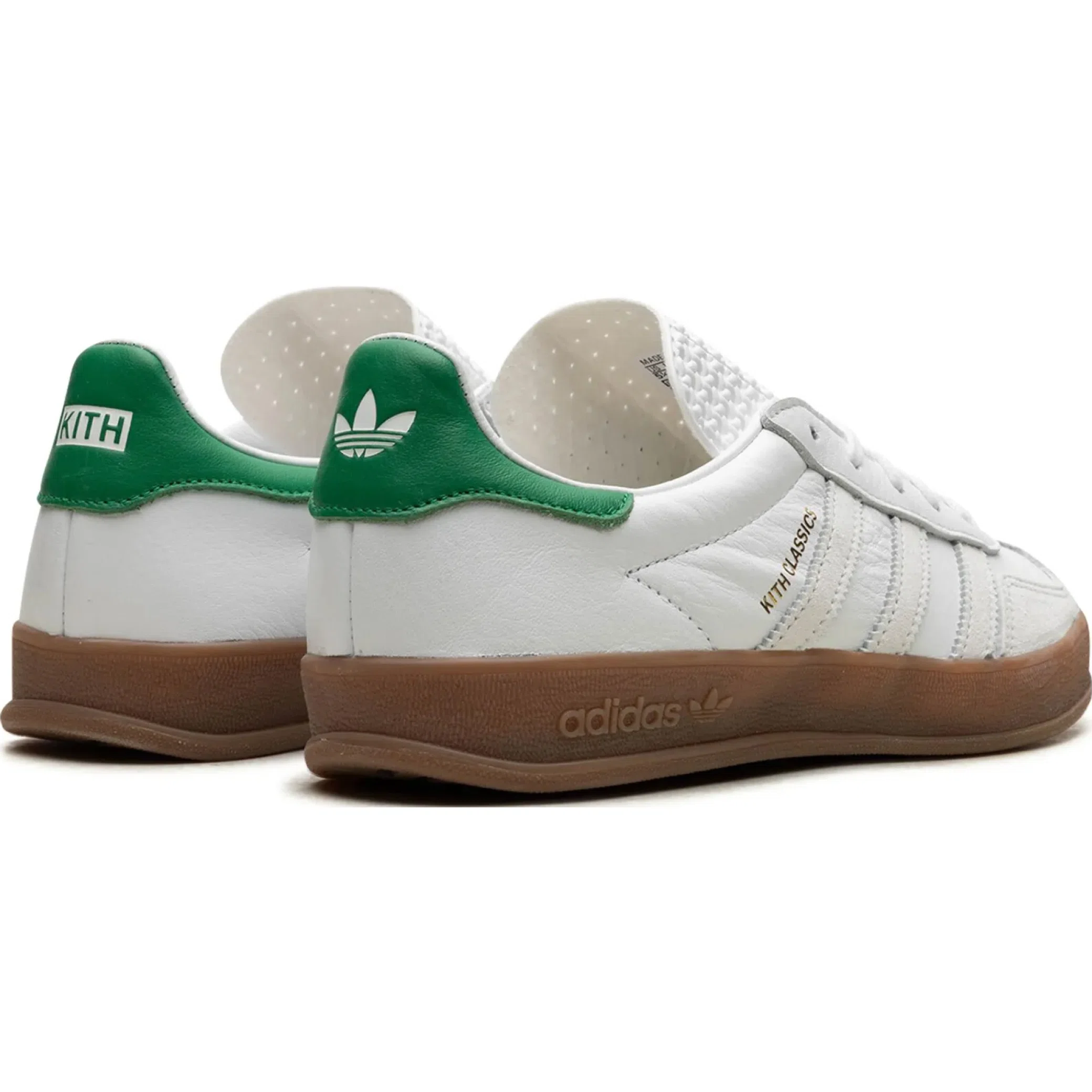 Кроссовки Adidas Gazelle Indoor "Kith - White / Green" | Farsel