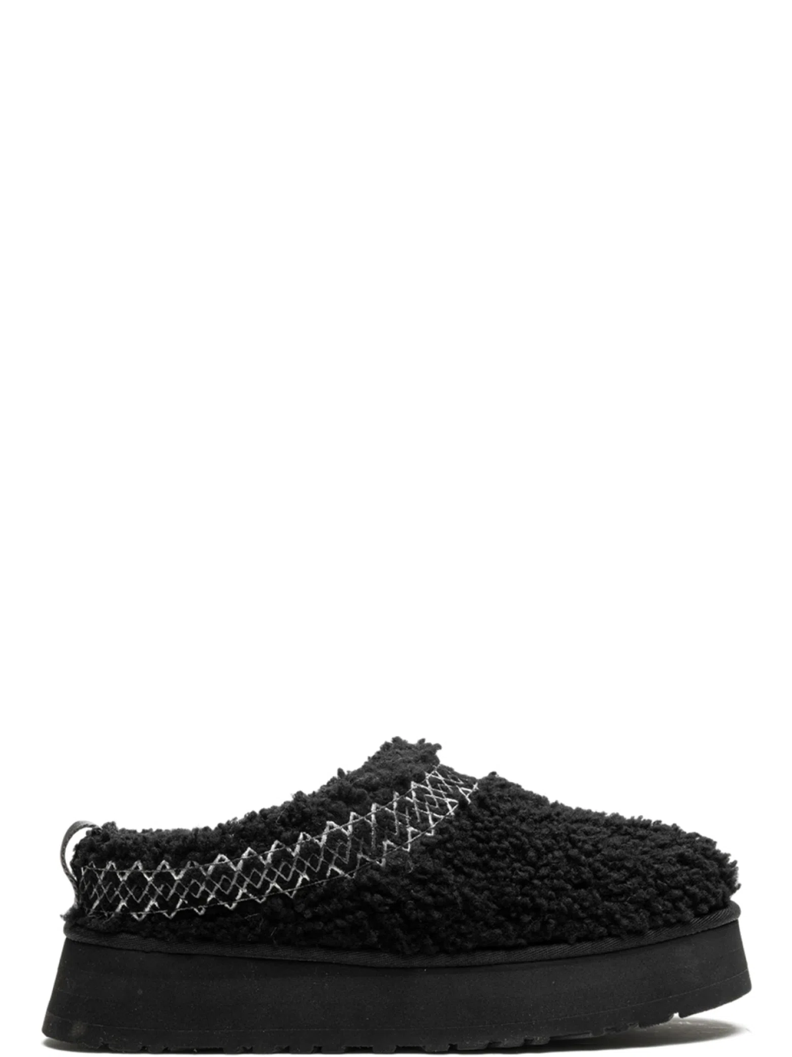 Угги UGG Tazz Slipper Heritage Braid WMNS "Black" | Farsel
