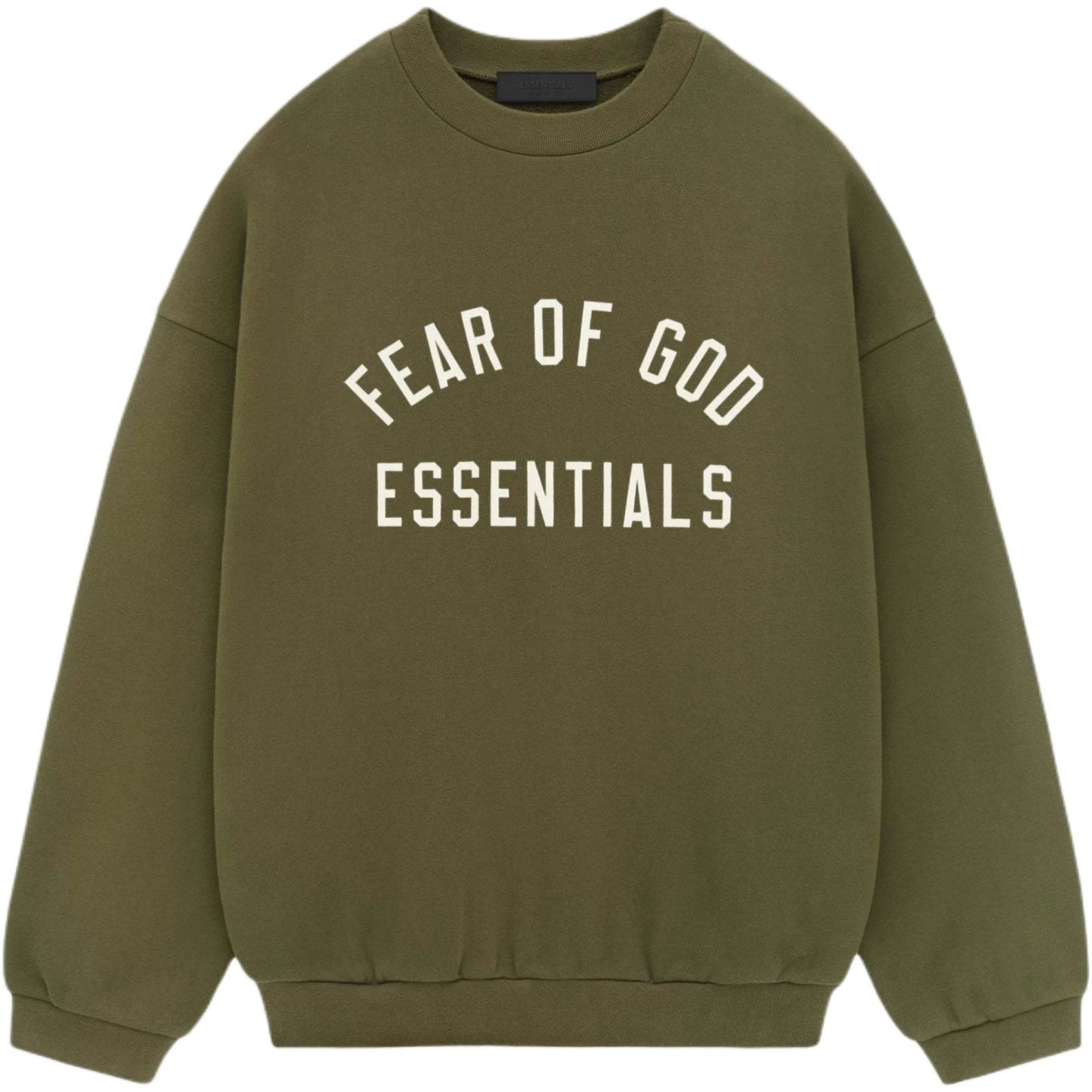 Свитшоты Fear of God FW24 Essentials Fleece Crewneck "Military" | Farsel