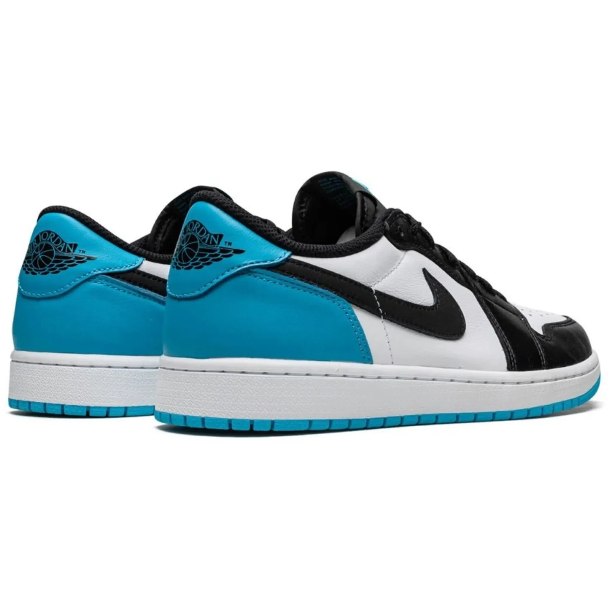 Кроссовки Nike Air Jordan 1 Retro Low OG "Black Dark Powder Blue" | Farsel