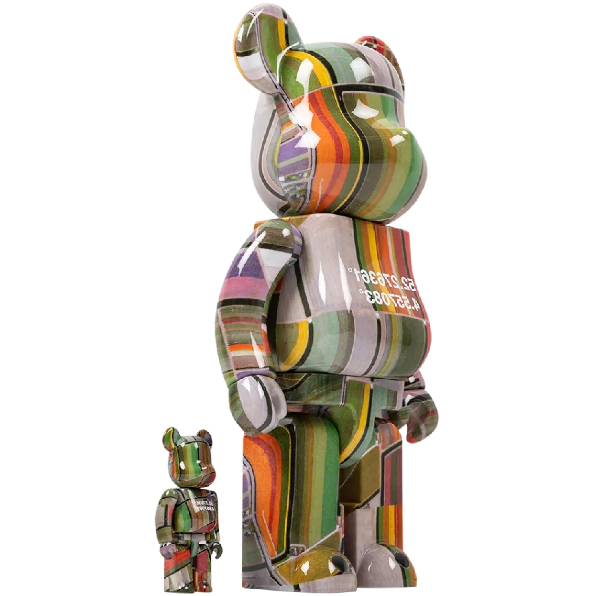  Medicom Toy Bearbrick Benjamin Grant (Overview) Lisse "100% & 400% Set" | Farsel