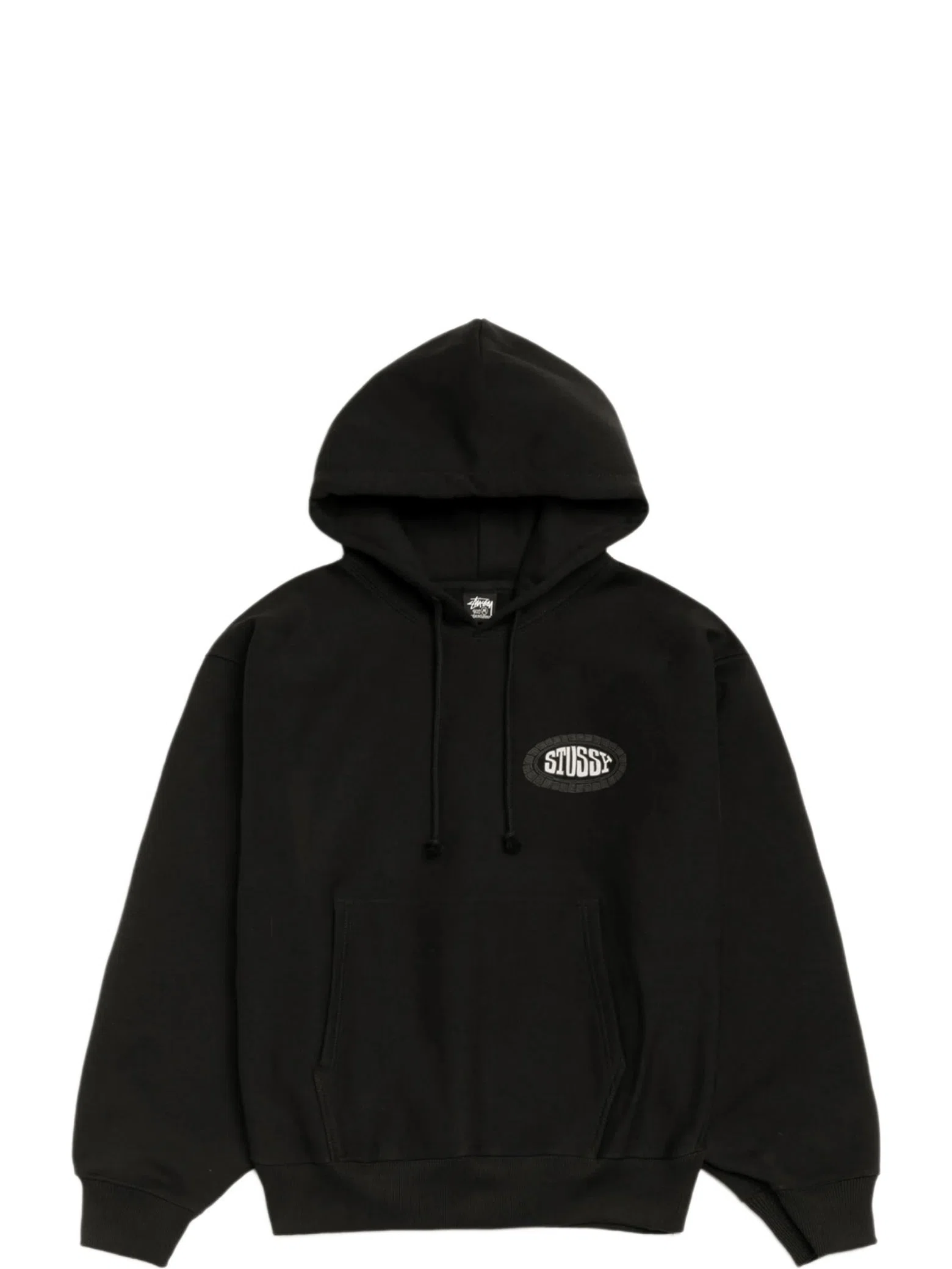 Худи Stussy Tile Oval Hoodie "Black" | Farsel