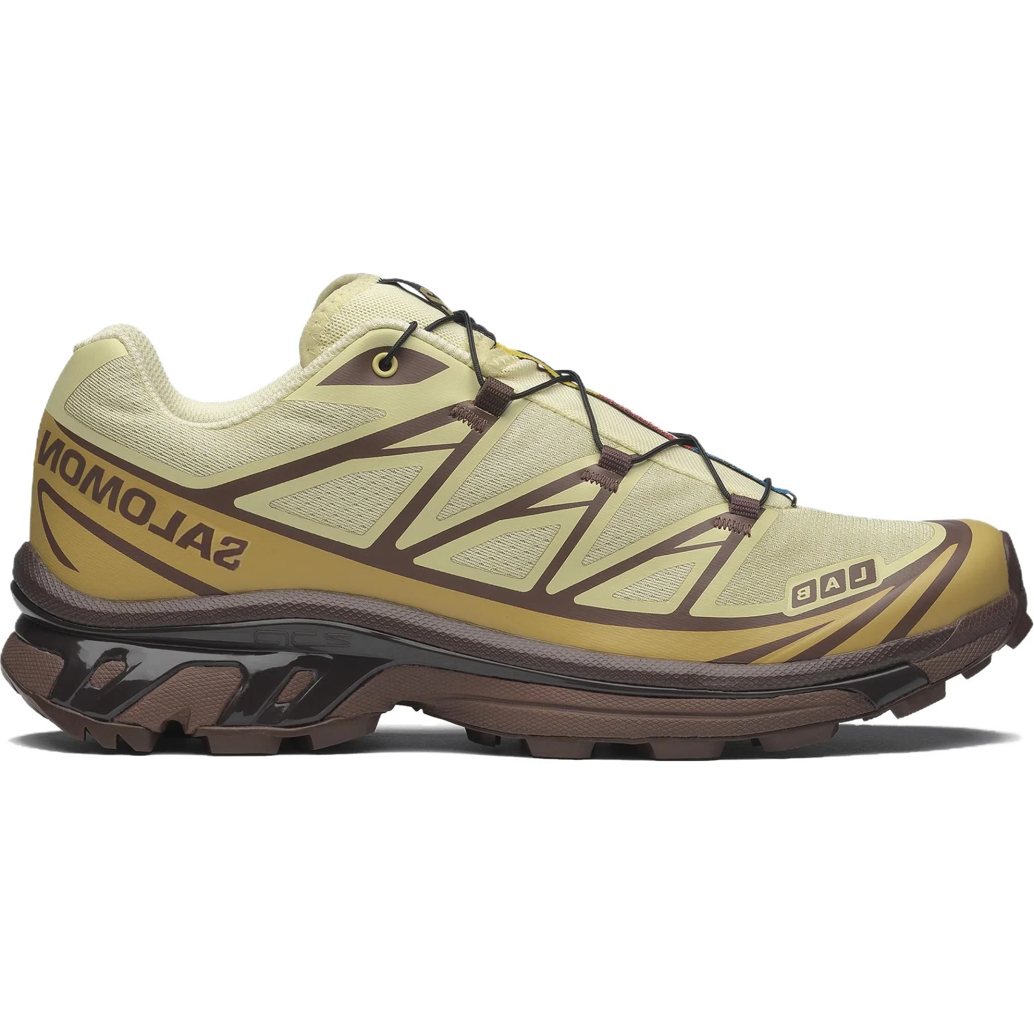 Кроссовки Salomon XT-6 "Dusty Yellow French Roast" | Farsel
