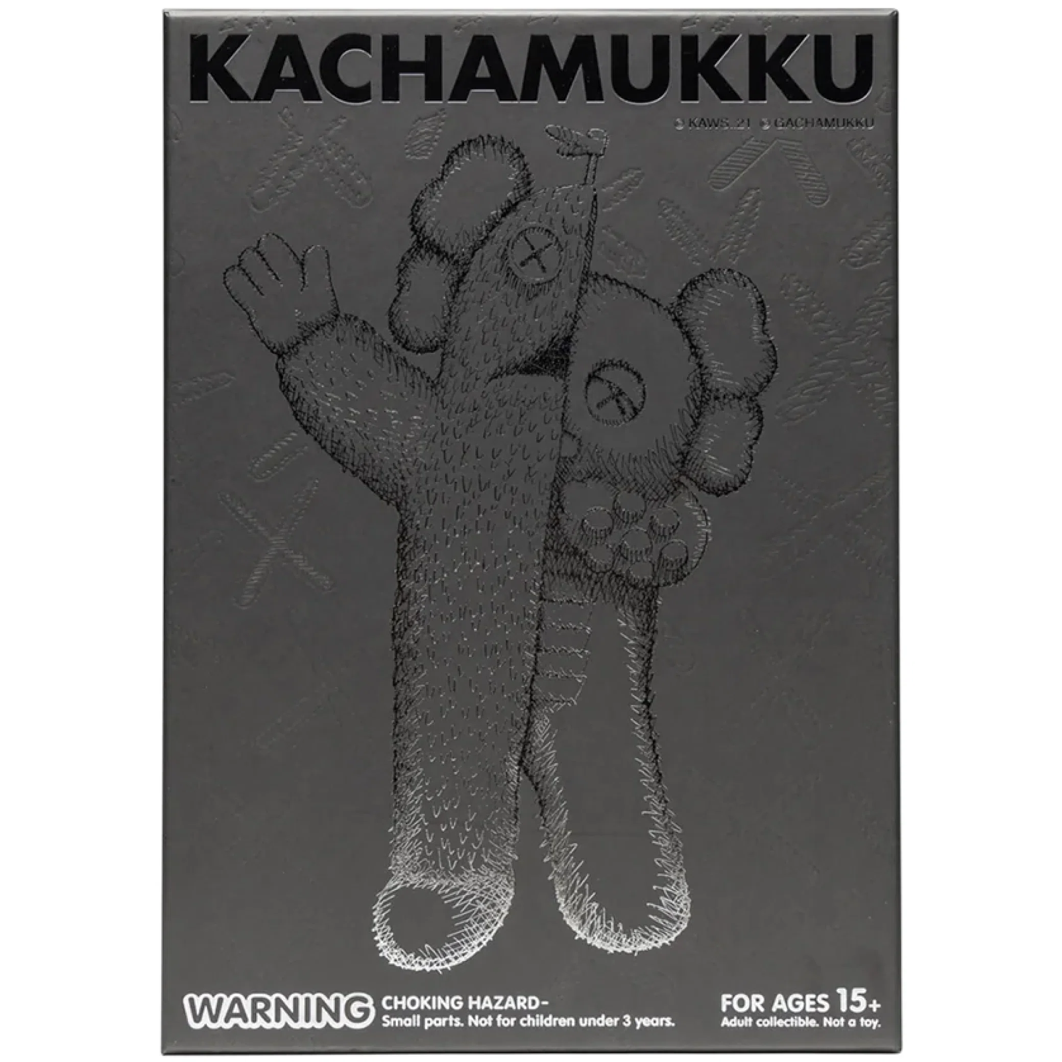  Kaws Kachamukku "Black / Grey" | Farsel