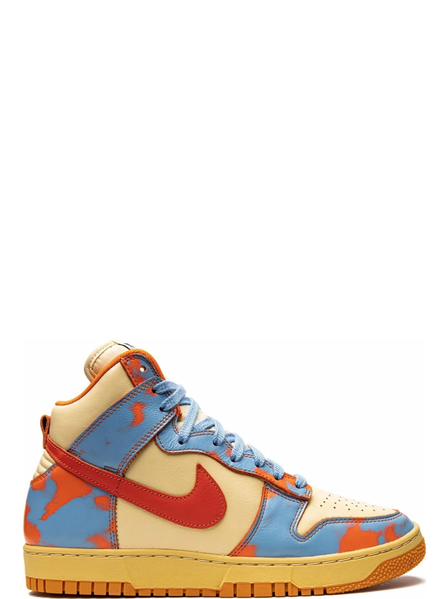 Кроссовки Nike Dunk High "1985 Orange Acid Wash" | Farsel