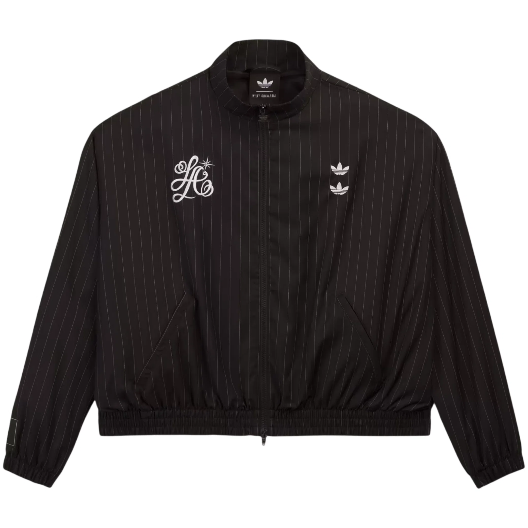 Куртки Adidas Willy Chavarria Pinstripe Track Jacket "Black" | Farsel