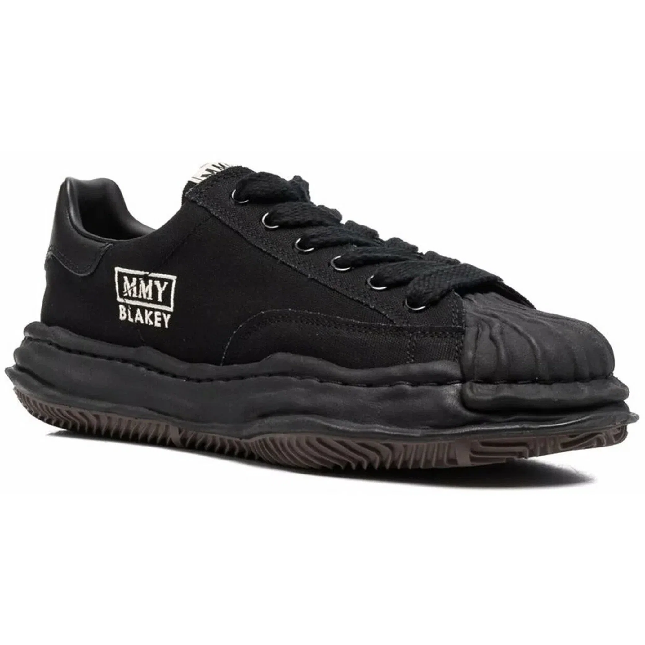 Кеды Maison MIHARA YASUHIRO Blakey OG Sole Canvas Low "Black" | Farsel