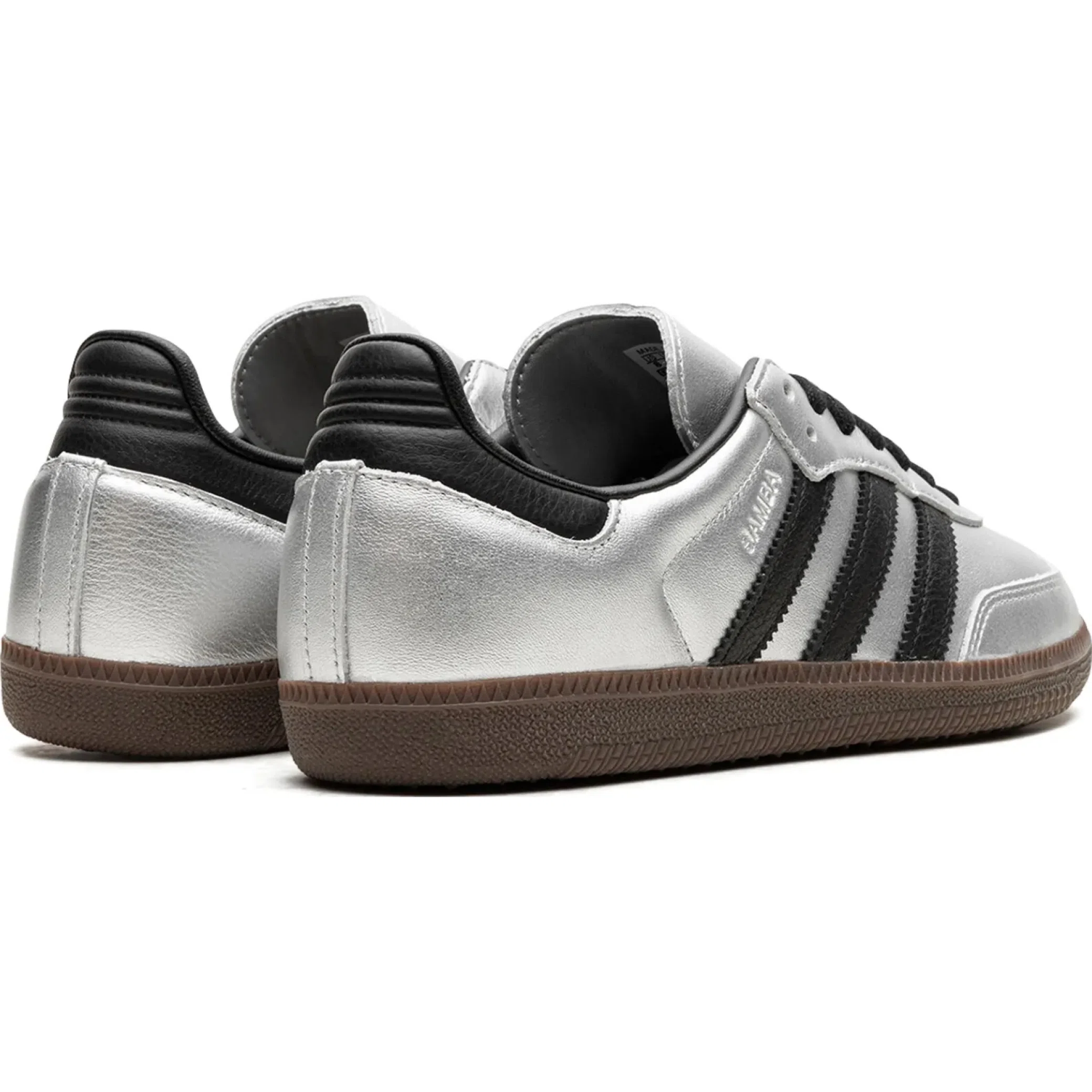  Adidas Samba OG WMNS "Silver Metallic Black Gum" | Farsel