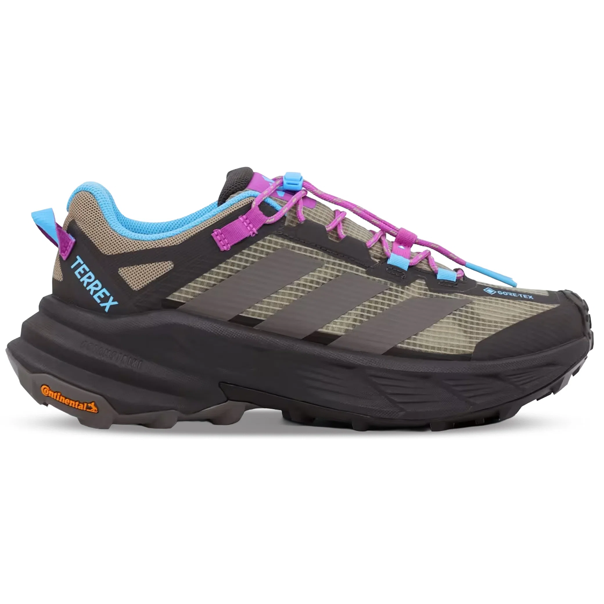 Кроссовки Adidas Terrex Freehiker SL Gore-Tex "Blanch Cargo Charcoal Purple Burst" | Farsel