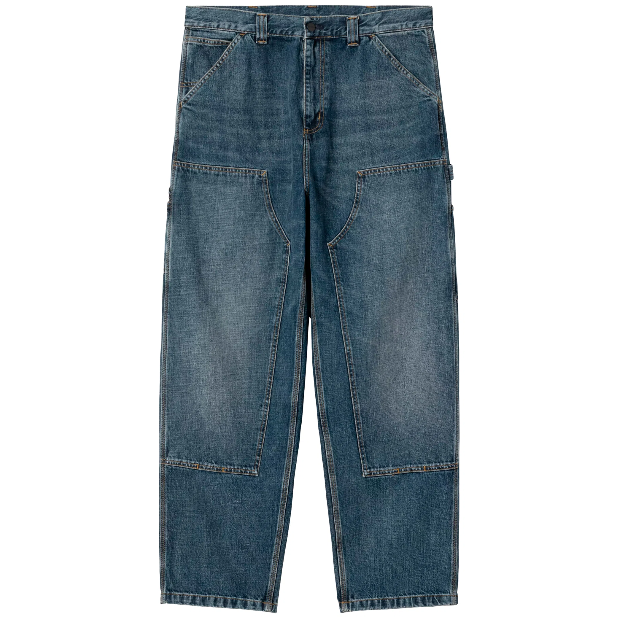 Джинсы Carhartt OG Double Knee Pant "Blue Dark used" | Farsel