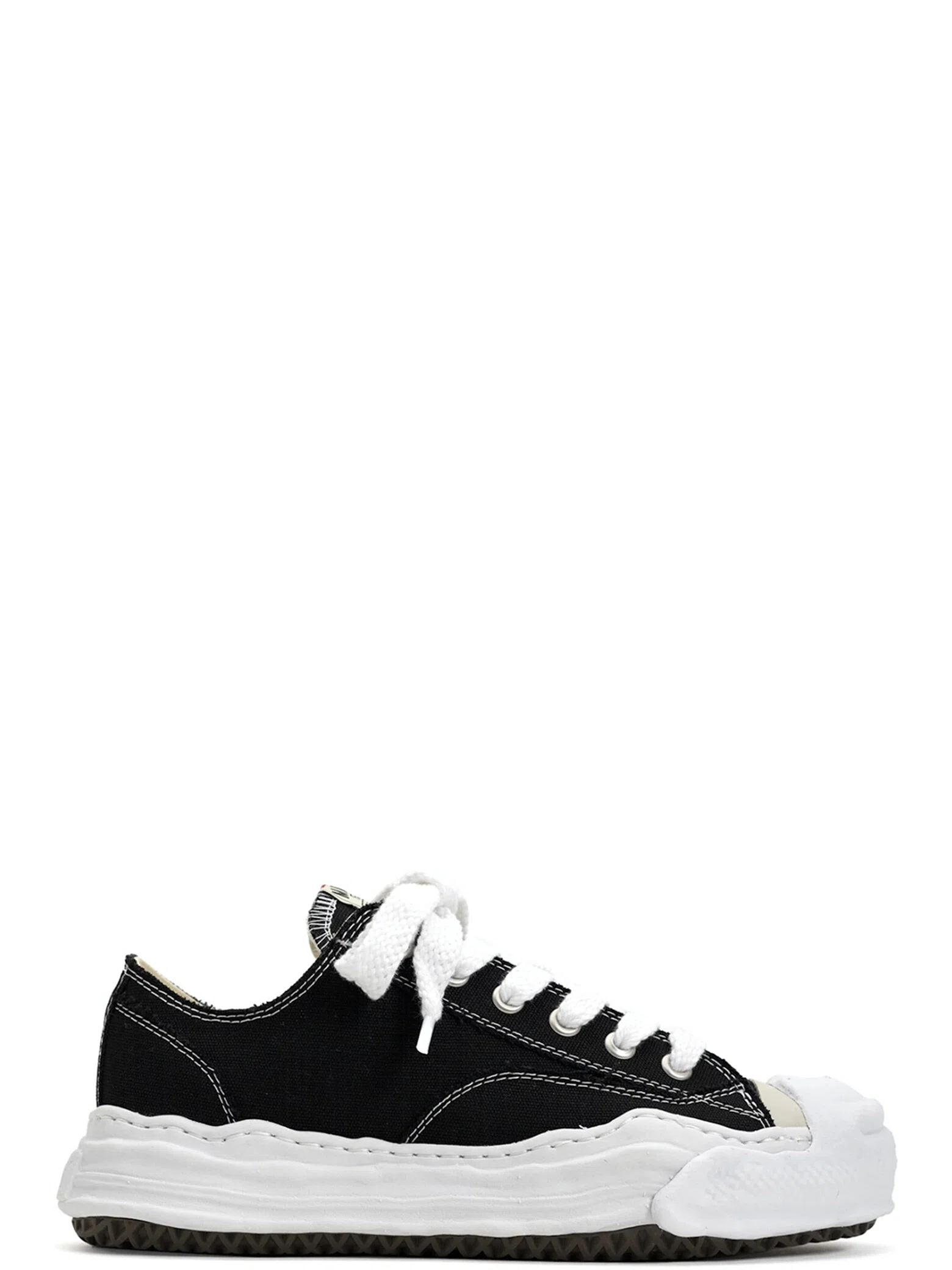 Кеды Maison MIHARA YASUHIRO Hank OG Sole Canvas Low "Black" | Farsel