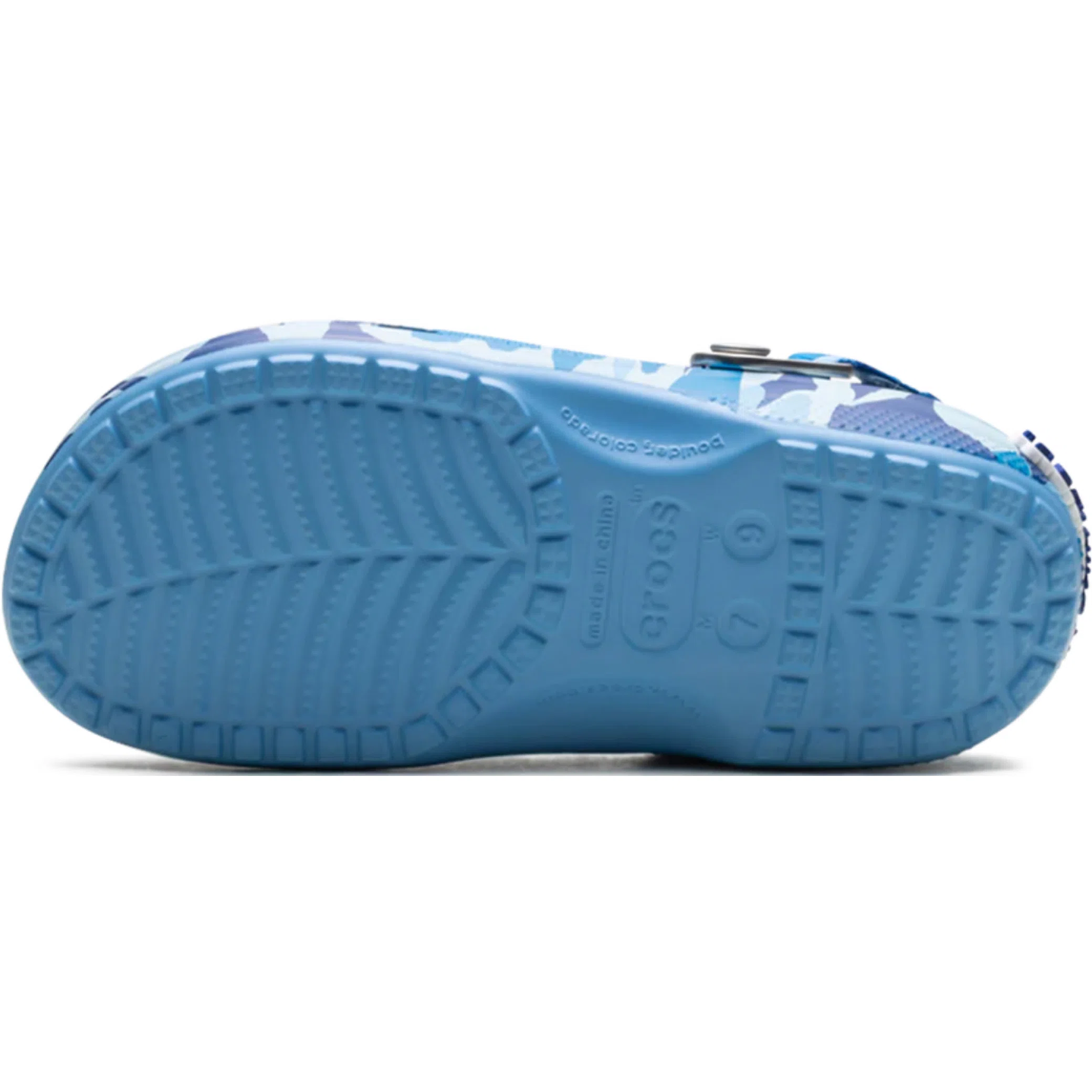  Crocs Classic Clog A Bathing Ape ABC "Camo Blue" | Farsel