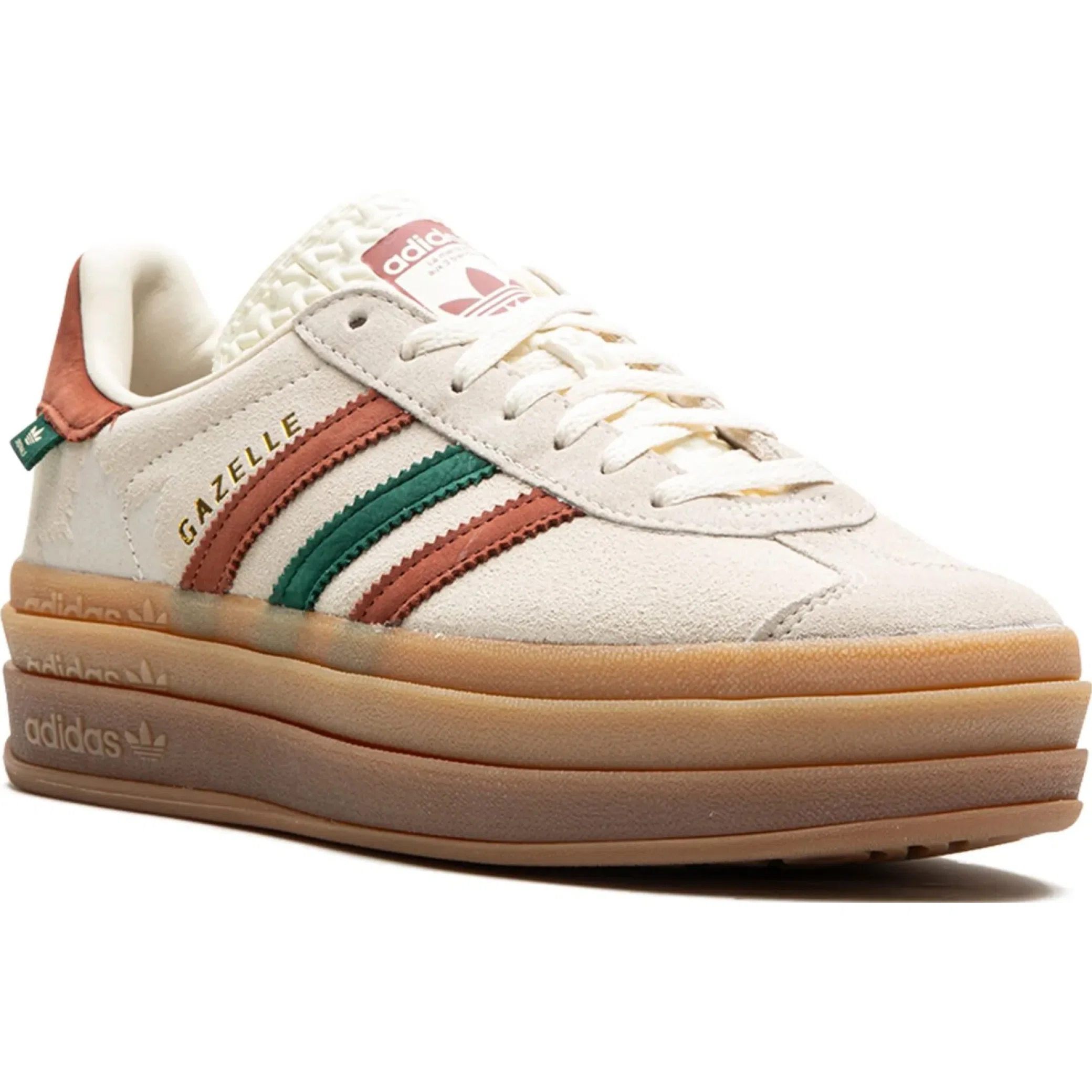  Adidas Gazelle Bold WMNS "Cream White / Wild Sepia" | Farsel