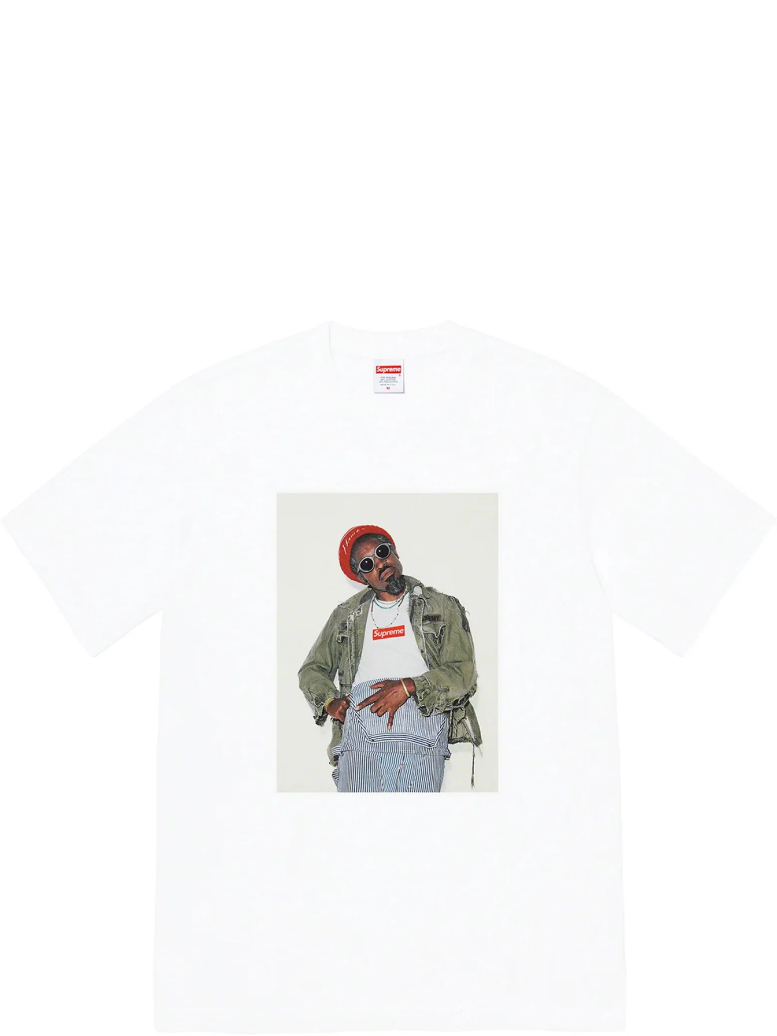 Футболки Supreme FW22 Week1 André 3000 Tee "White" | Farsel