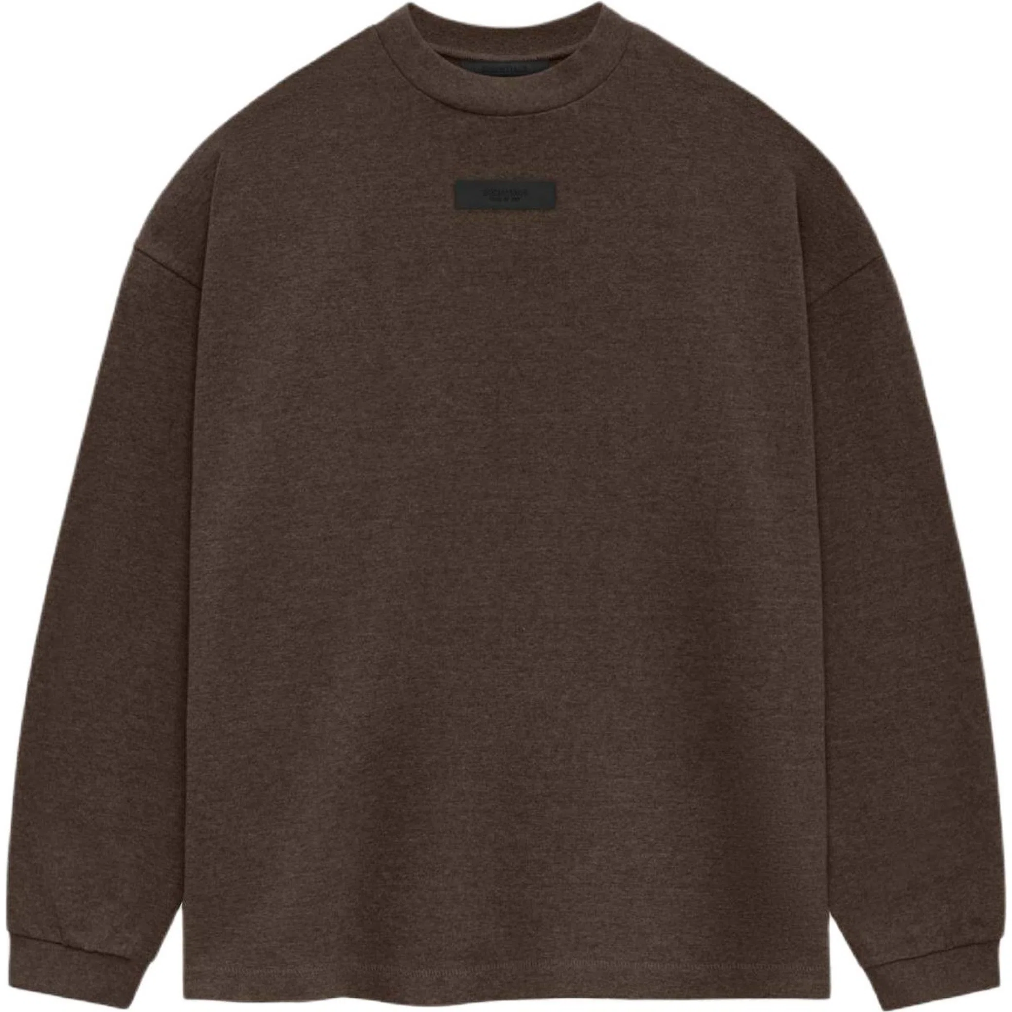 Лонгсливы Fear of God SS24 Essentials Long-Sleeve Tee "Heather Wood" | Farsel