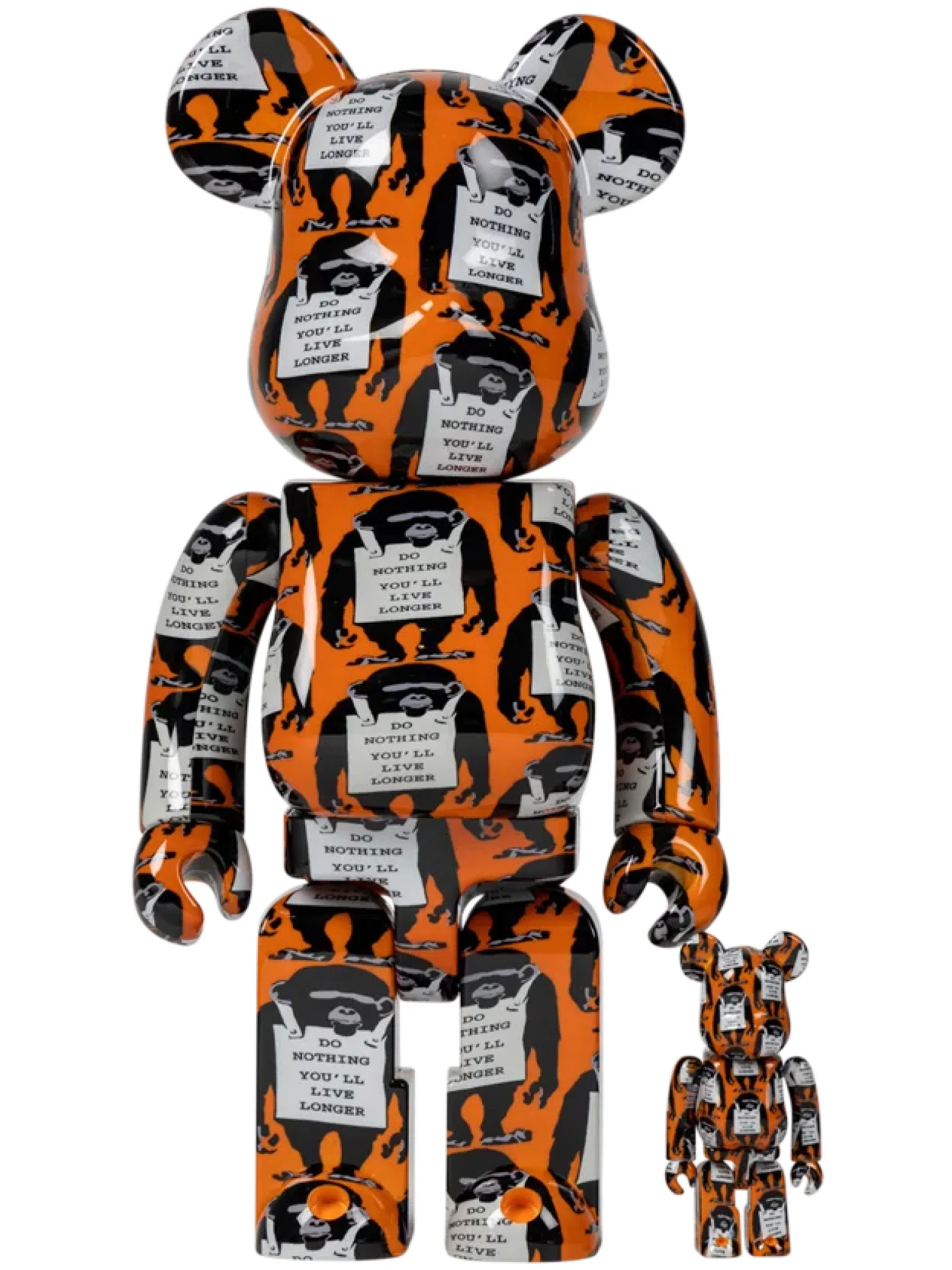 Игрушки Medicom Toy Monkey Sign Bearbrick "100% and 400%" | Farsel