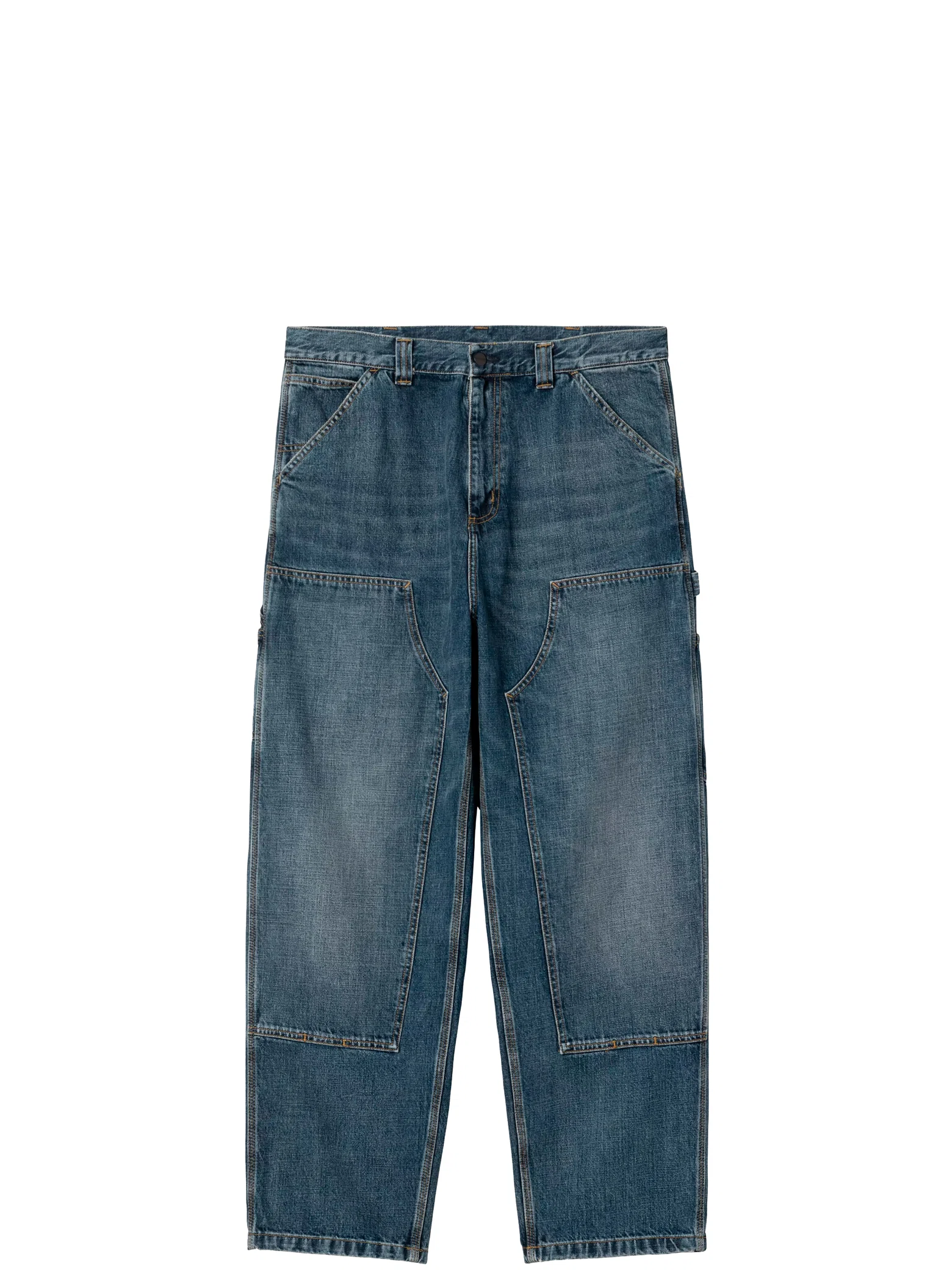 Джинсы Carhartt OG Double Knee Pant "Blue Dark used" | Farsel