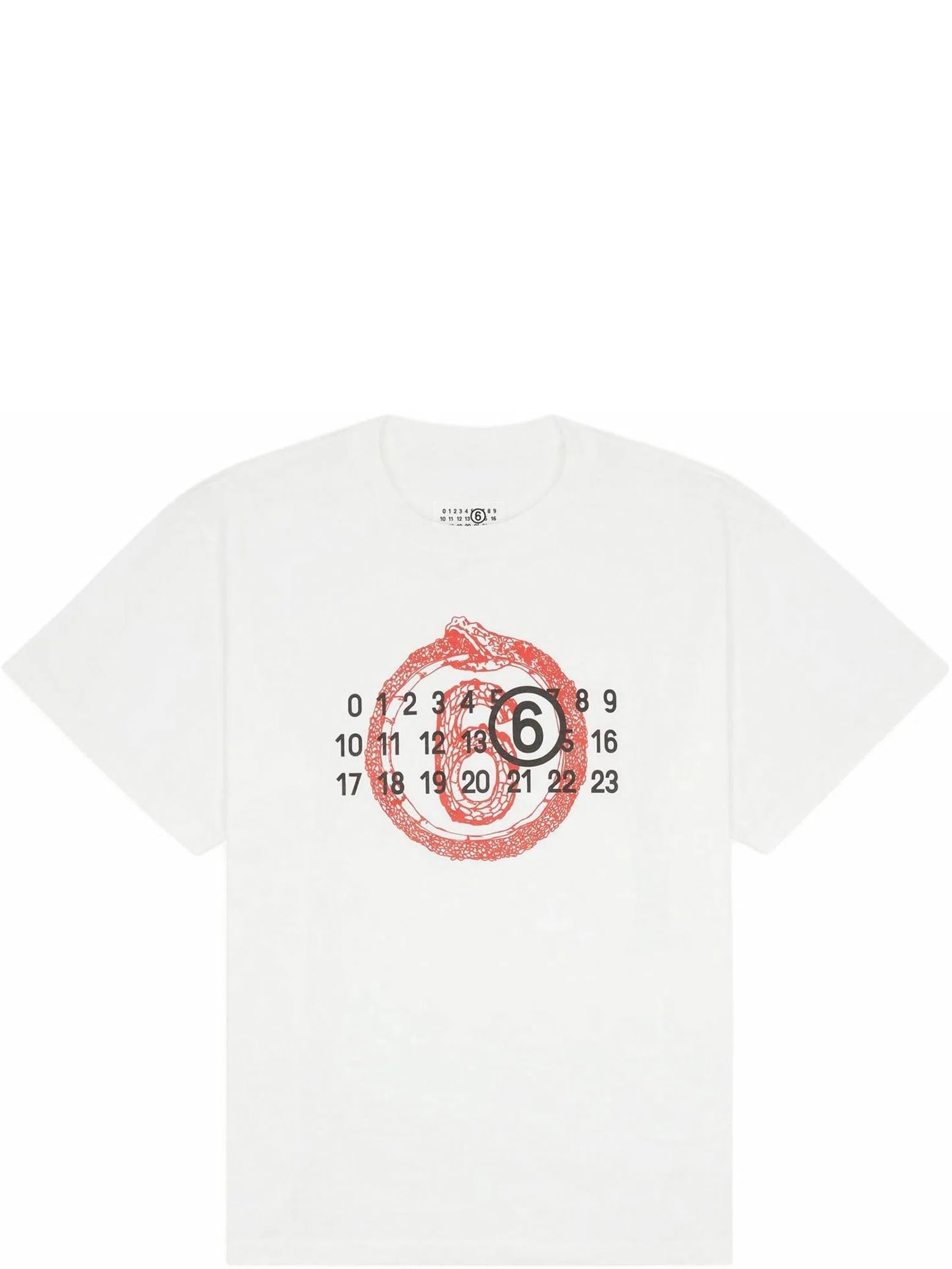 Футболки Maison Margiela MM6 SS25 Year of the Snake T-shirt "White" | Farsel