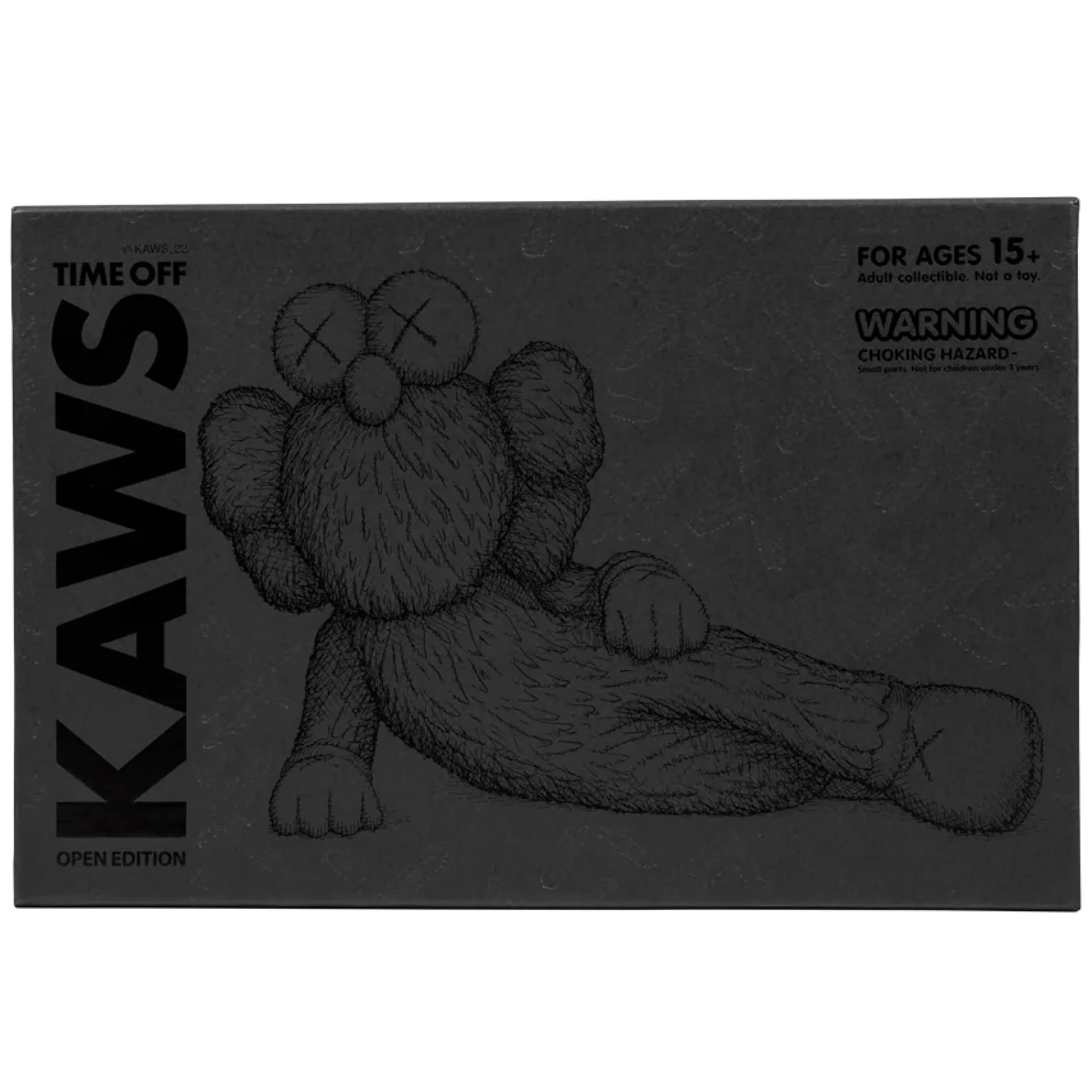 Игрушки Kaws Time Off Vinyl Figure "SS 23 - Black" | Farsel