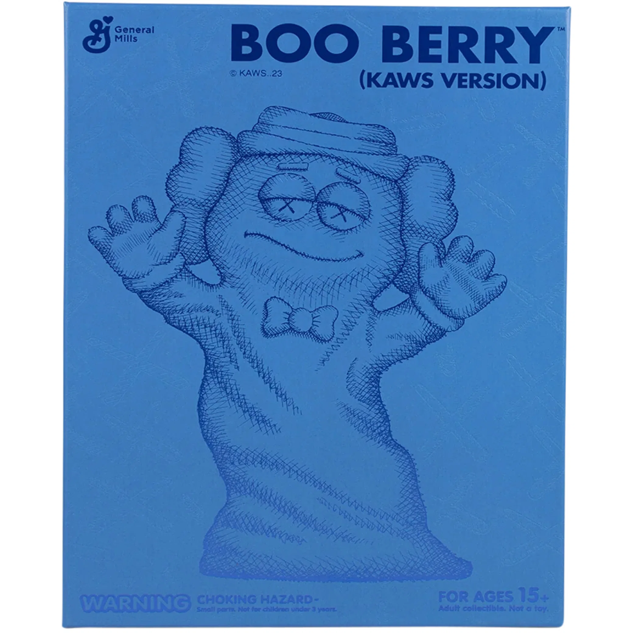 Игрушки Kaws Cereal Monsters Boo Berry Figure "Blue" | Farsel