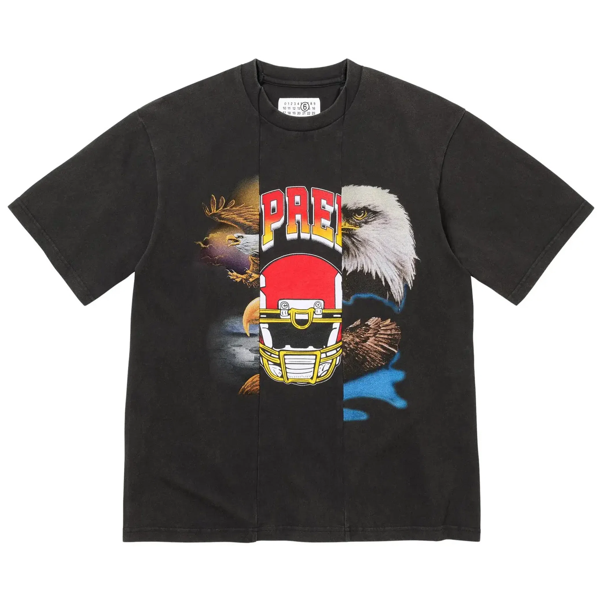 Футболки Supreme MM6 Maison Margiela x Split Short-Sleeve Top "Black" | Farsel