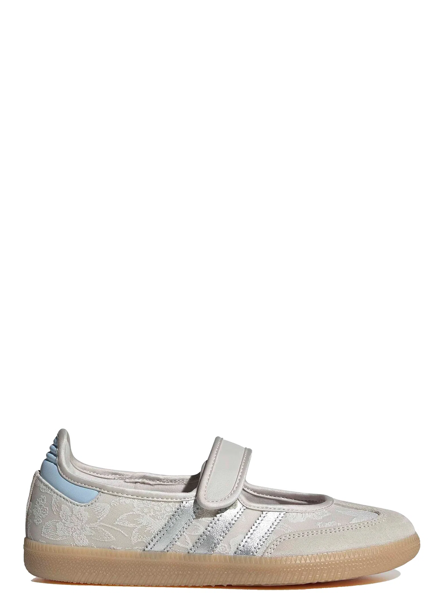 Балетки Adidas Samba Jane WMNS "Silver Metallic / Chalk White" | Farsel