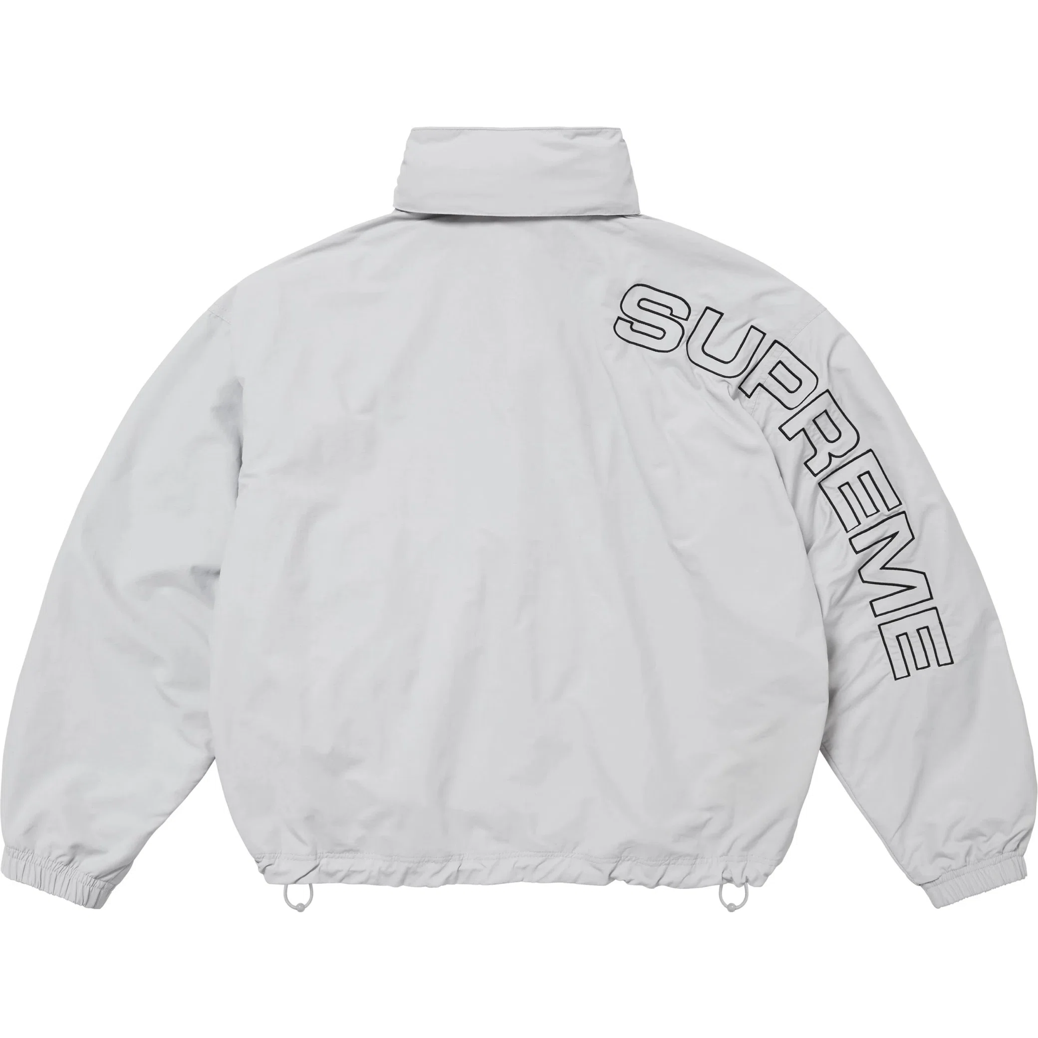 Куртки Supreme FW24 Spellout Embroidered Track Jacket "Grey" | Farsel