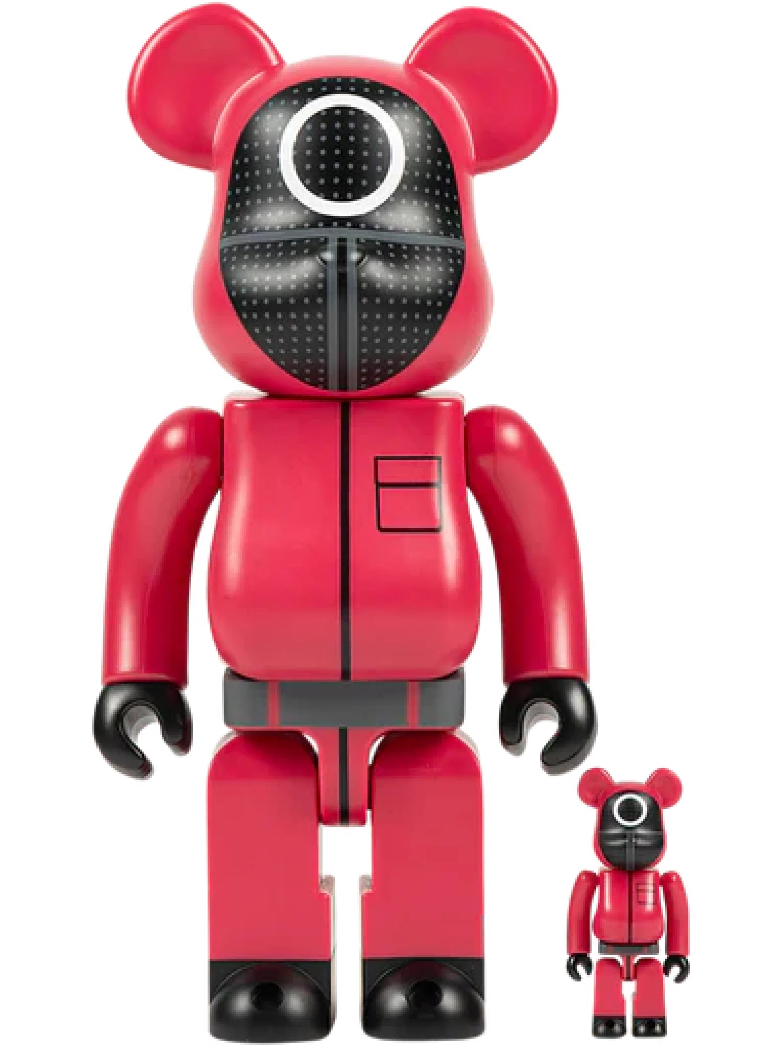 Игрушки Medicom Toy Bearbrick Squid Game Guard "Circle - 100% & 400%" | Farsel