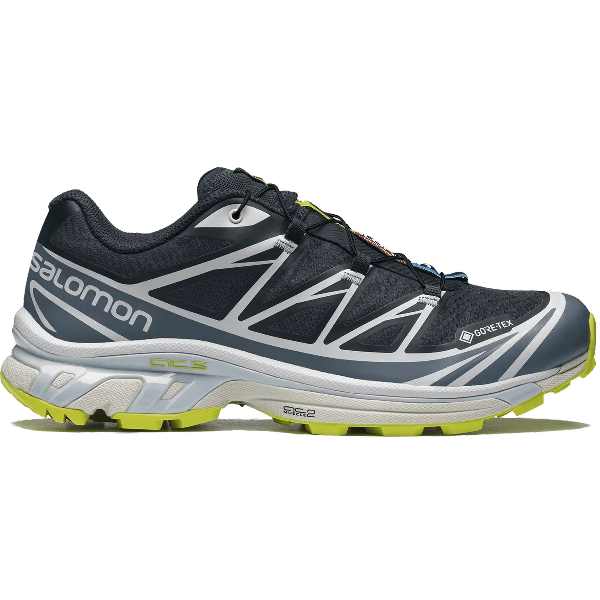 Кроссовки Salomon XT-6 Gore-Tex "Night Sky Acid Lime" | Farsel