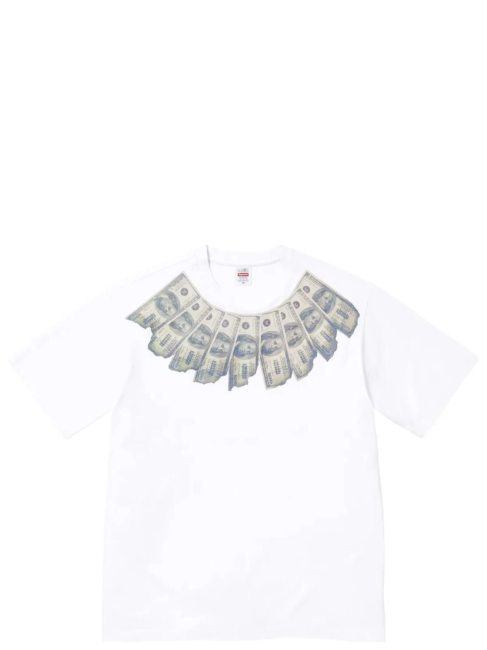 Футболки Supreme SS26 MM6 Maison Margiela x Money Short-Sleeve Top "White" | Farsel