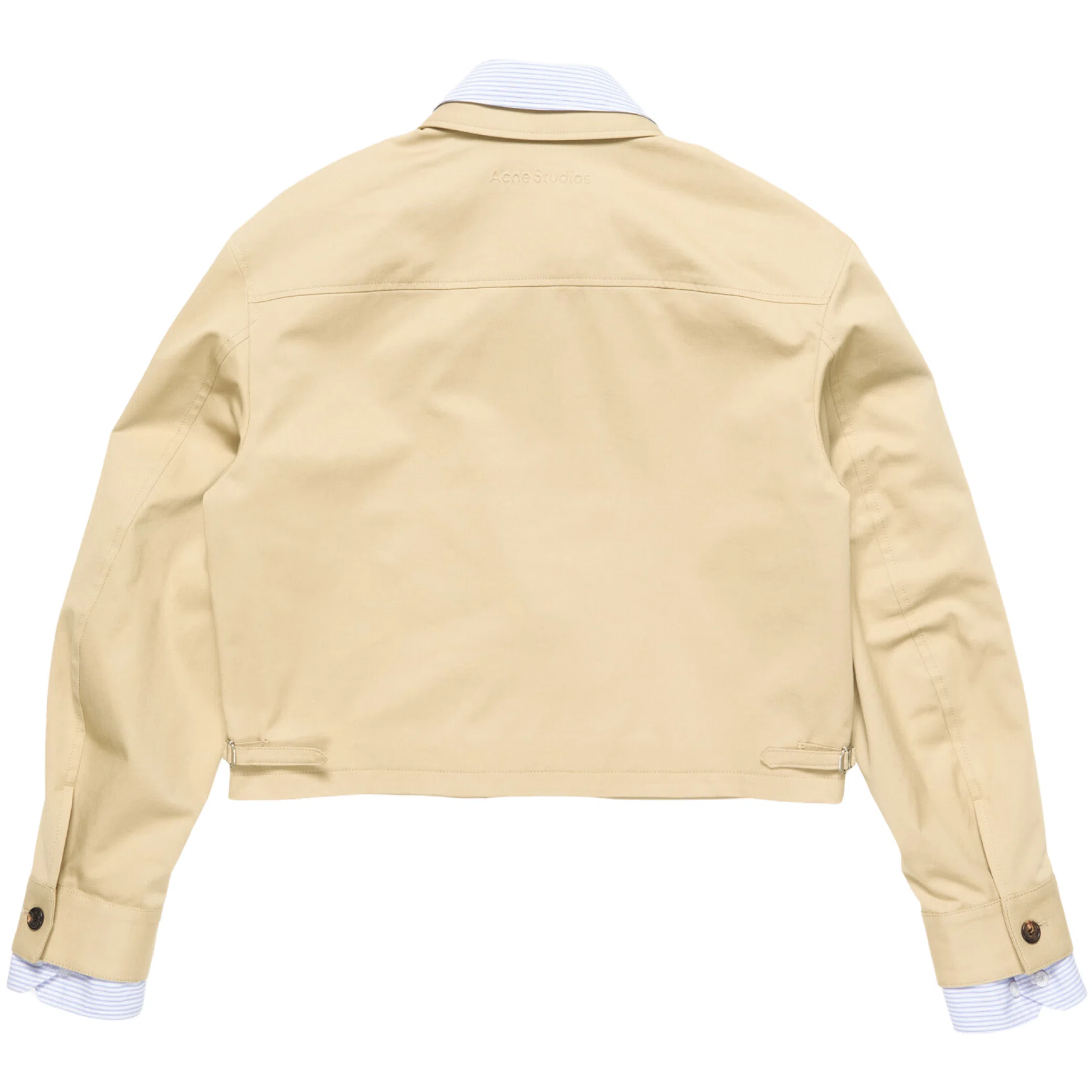 Куртки Acne Studios Layered Twill Jacket "Pale Beige" | Farsel