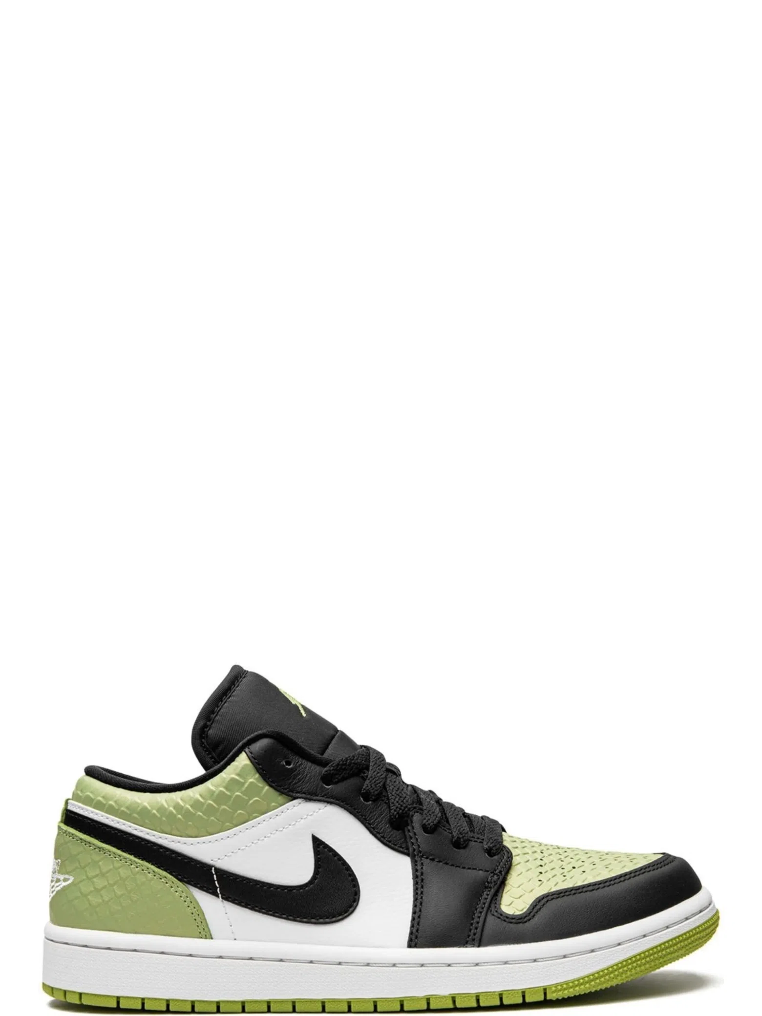 Кроссовки Nike Air Jordan 1 Low WMNS "Snakeskin Vivid Green" | Farsel