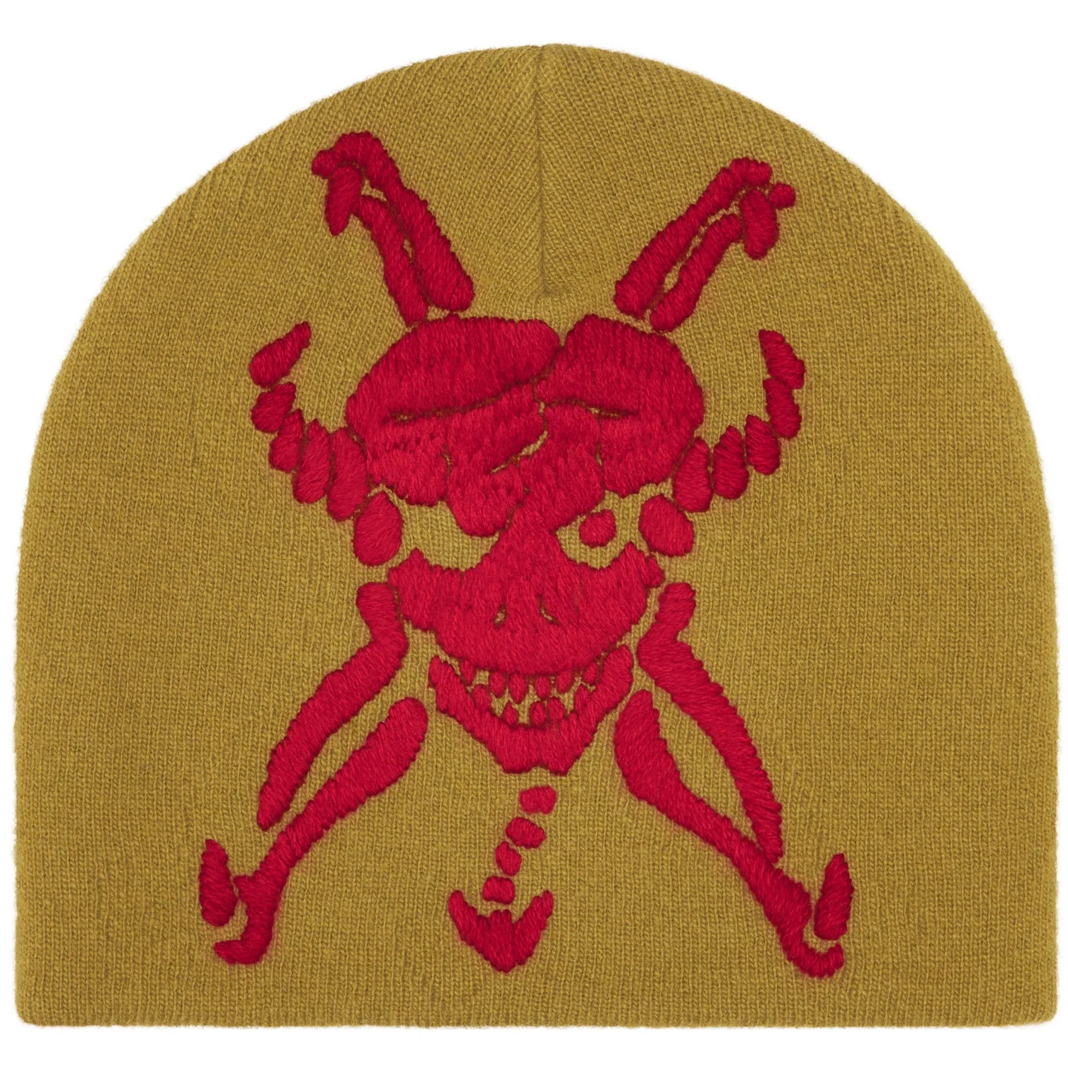 Шапки Supreme FW25 Y’s by Yohji Yamamoto Skull Beanie "Olive" | Farsel