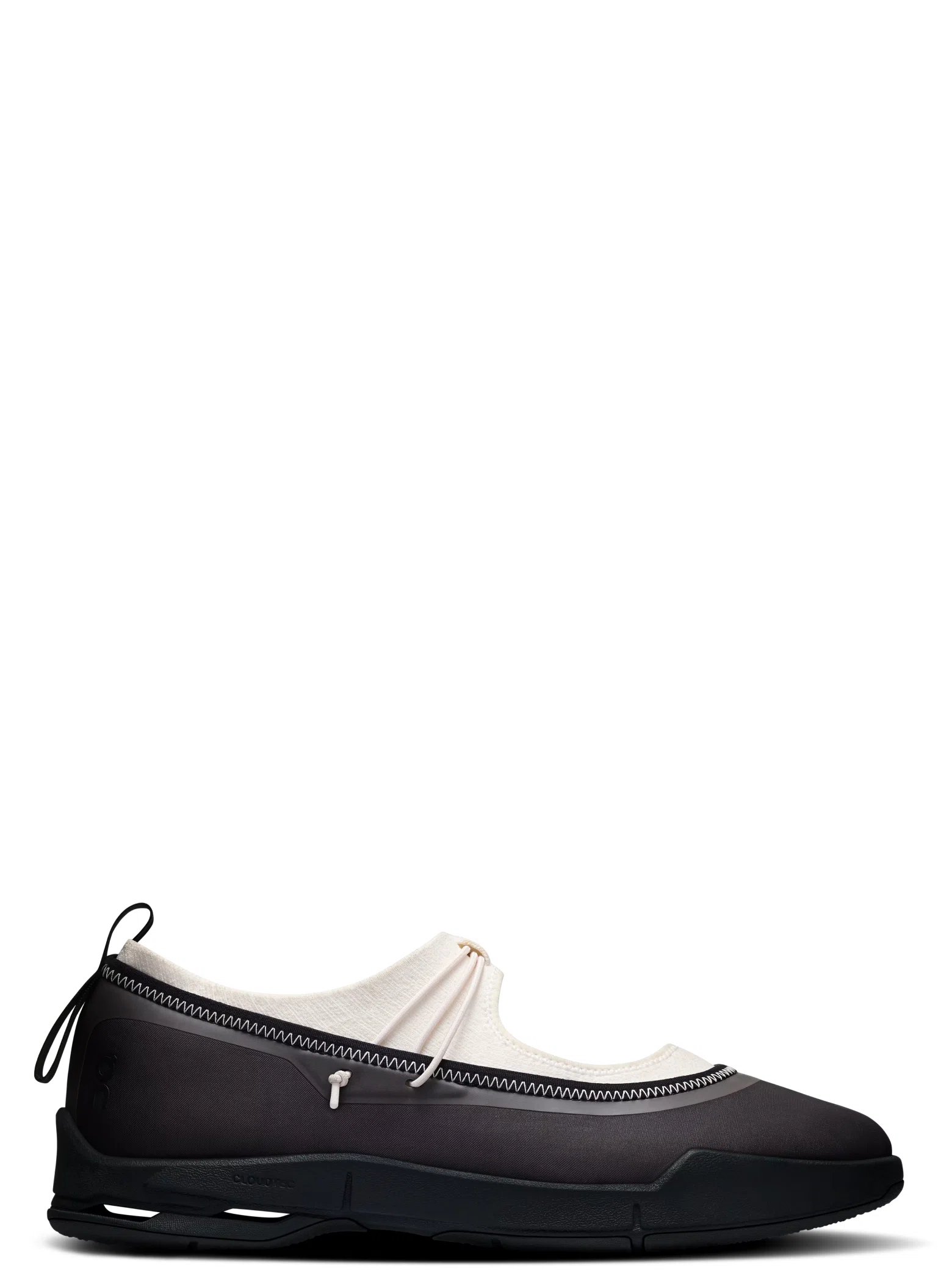 Балетки ON Cloudnova Moon Mary Jane WMNS "Black / Ivory" | Farsel