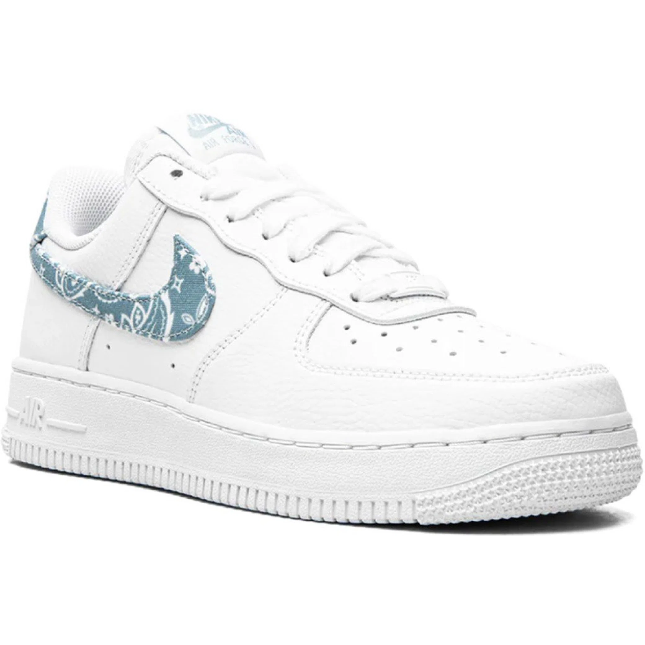 Nike Air Force 1 Low '07 Essential WMNS "White Worn Blue Paisley" | Farsel